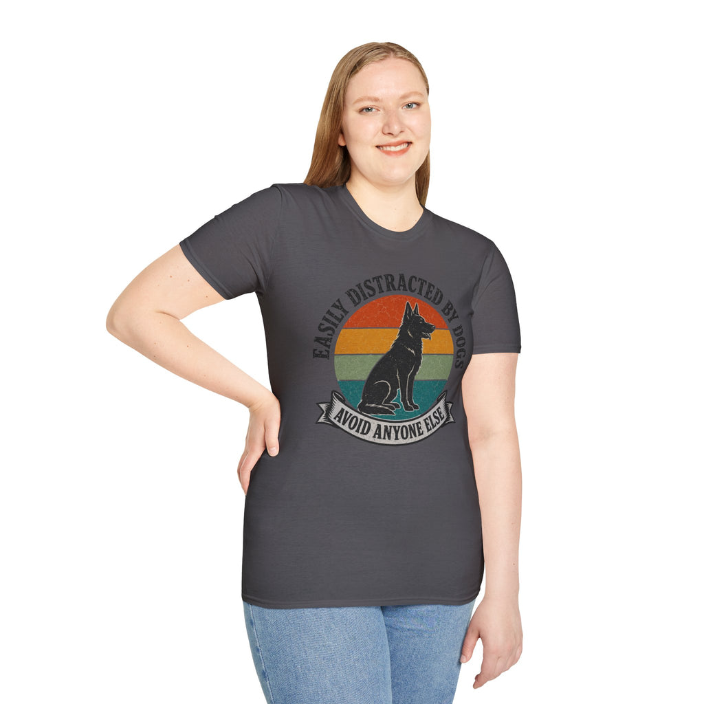 Easily Distracted By Dogs T-Shirt