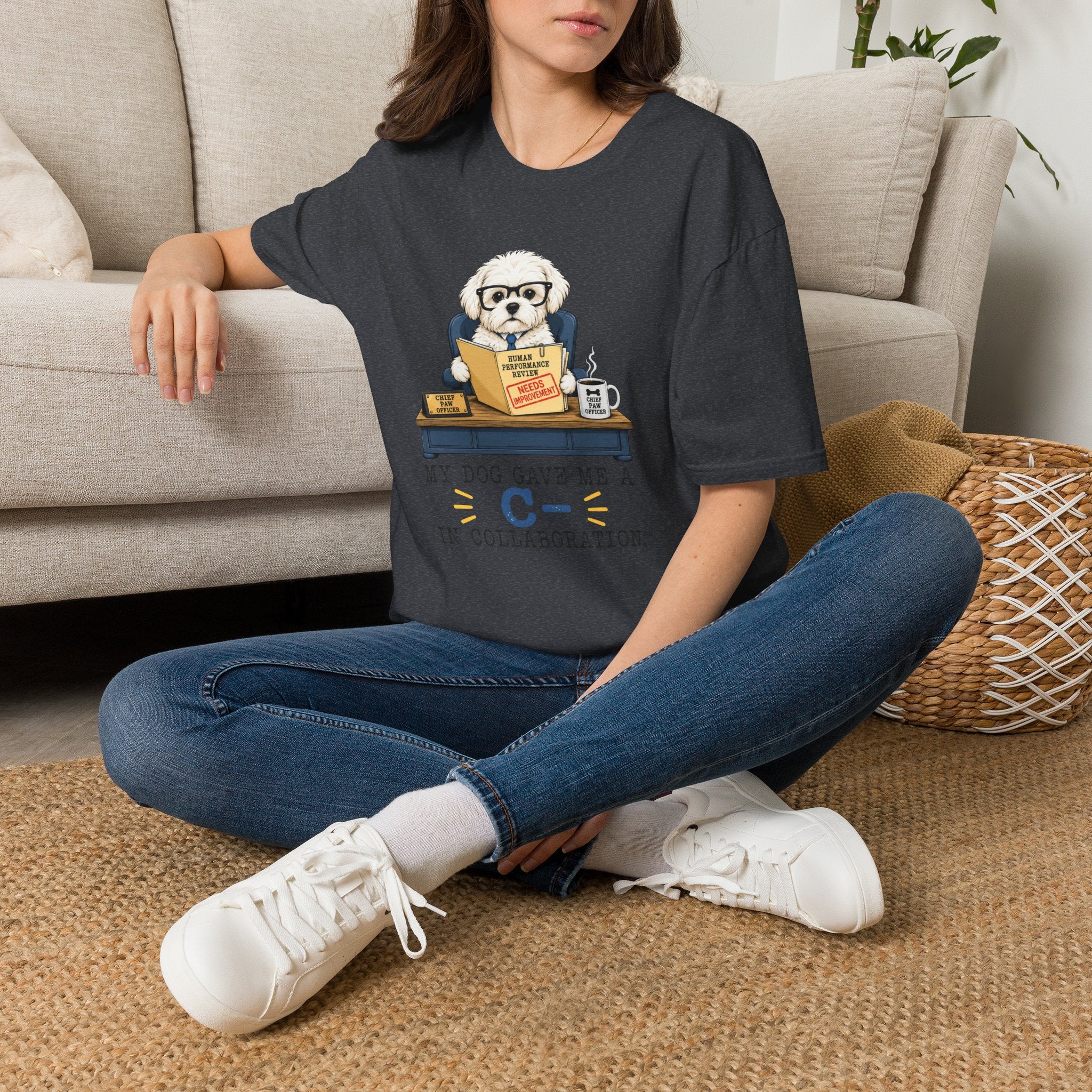 My Dog Gave Me a C in Collaboration” T-shirt