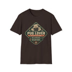 Vintage Pug Graphic Tee for Dog Owners —  Pug Lover T-Shirt