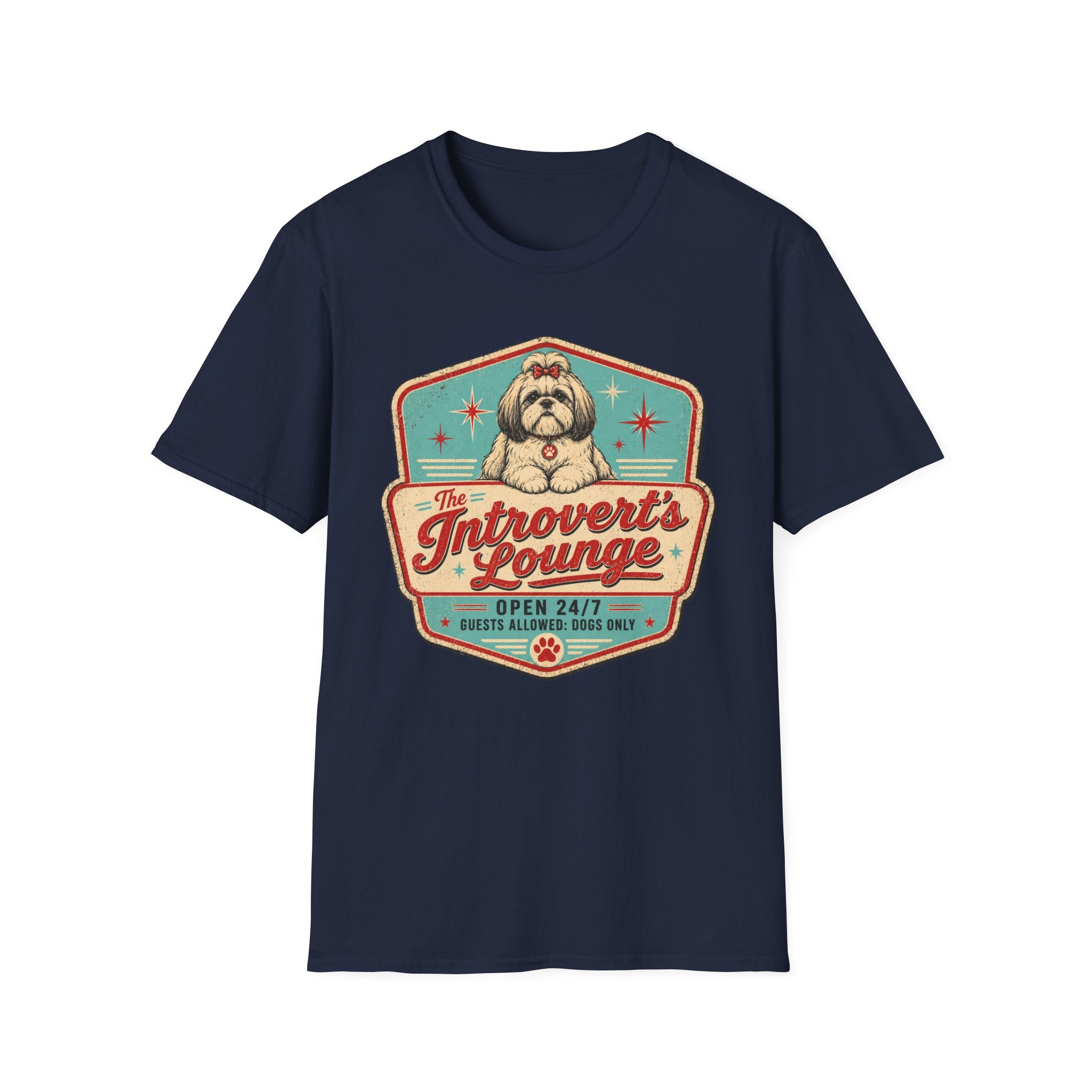 Introvert's Lounge Shih Tzu T-Shirt