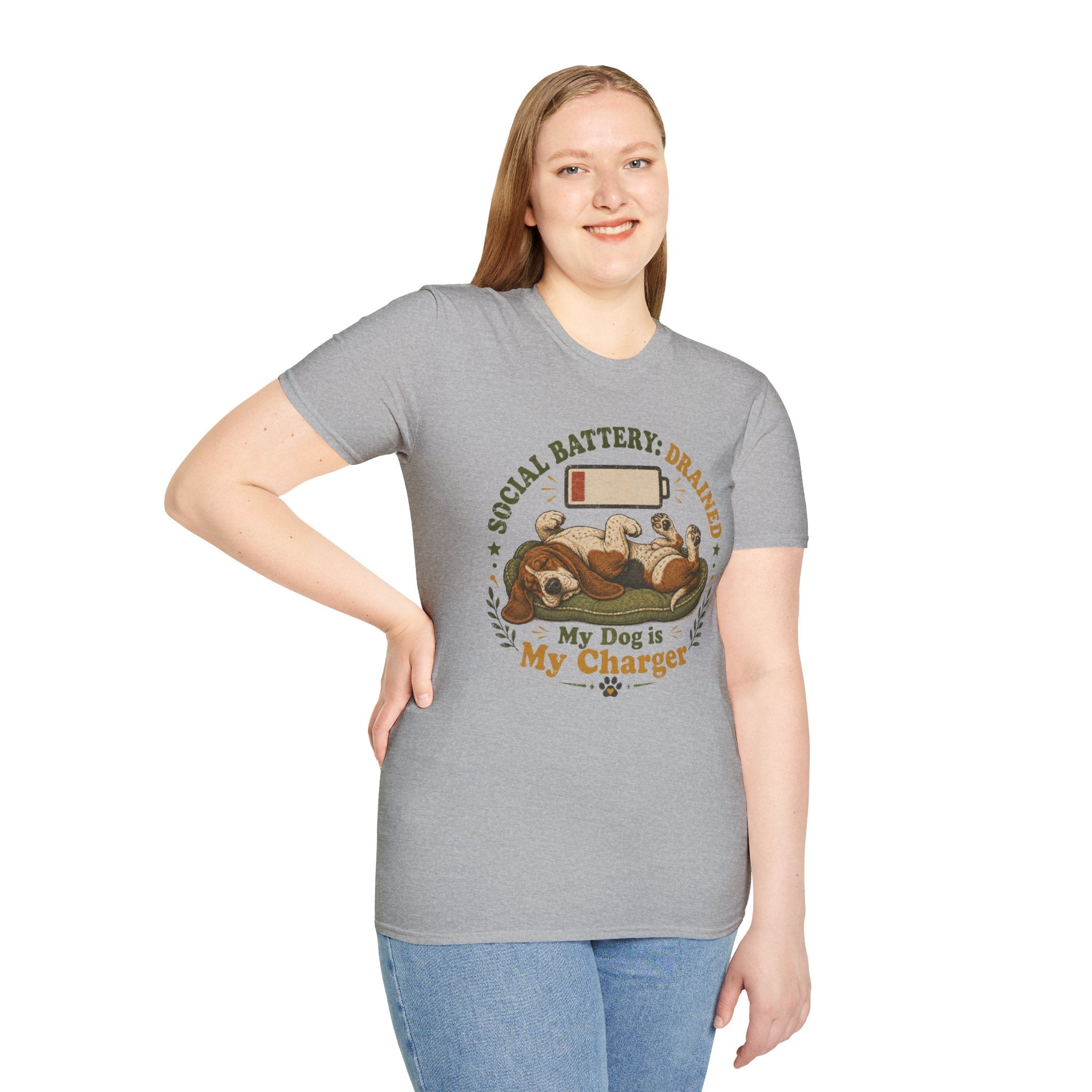 Social Battery Drained T‑Shirt