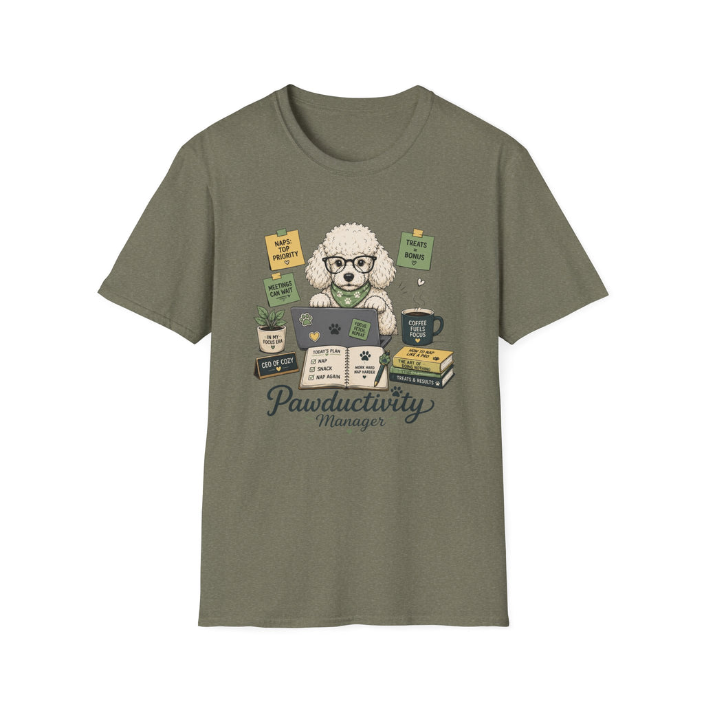 Pawdcutivity Poodle T-Shirt