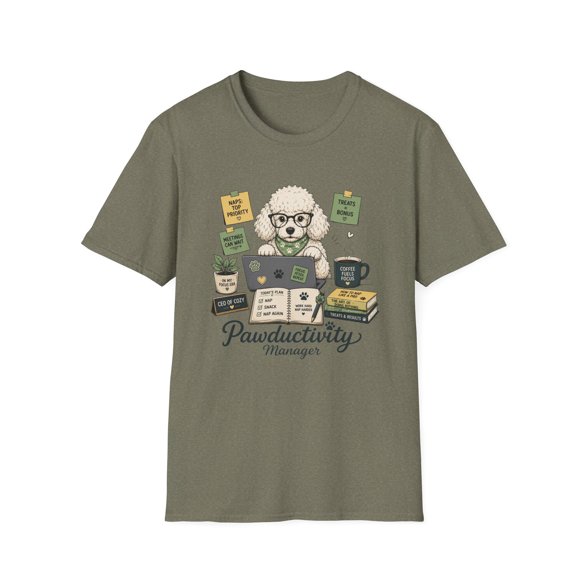 Pawdcutivity Poodle T-Shirt