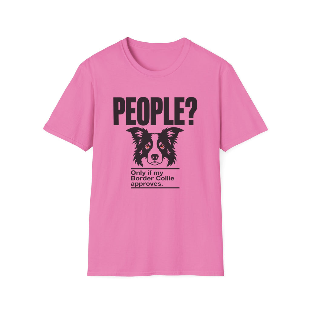 "People?" Border Collie T-shirt