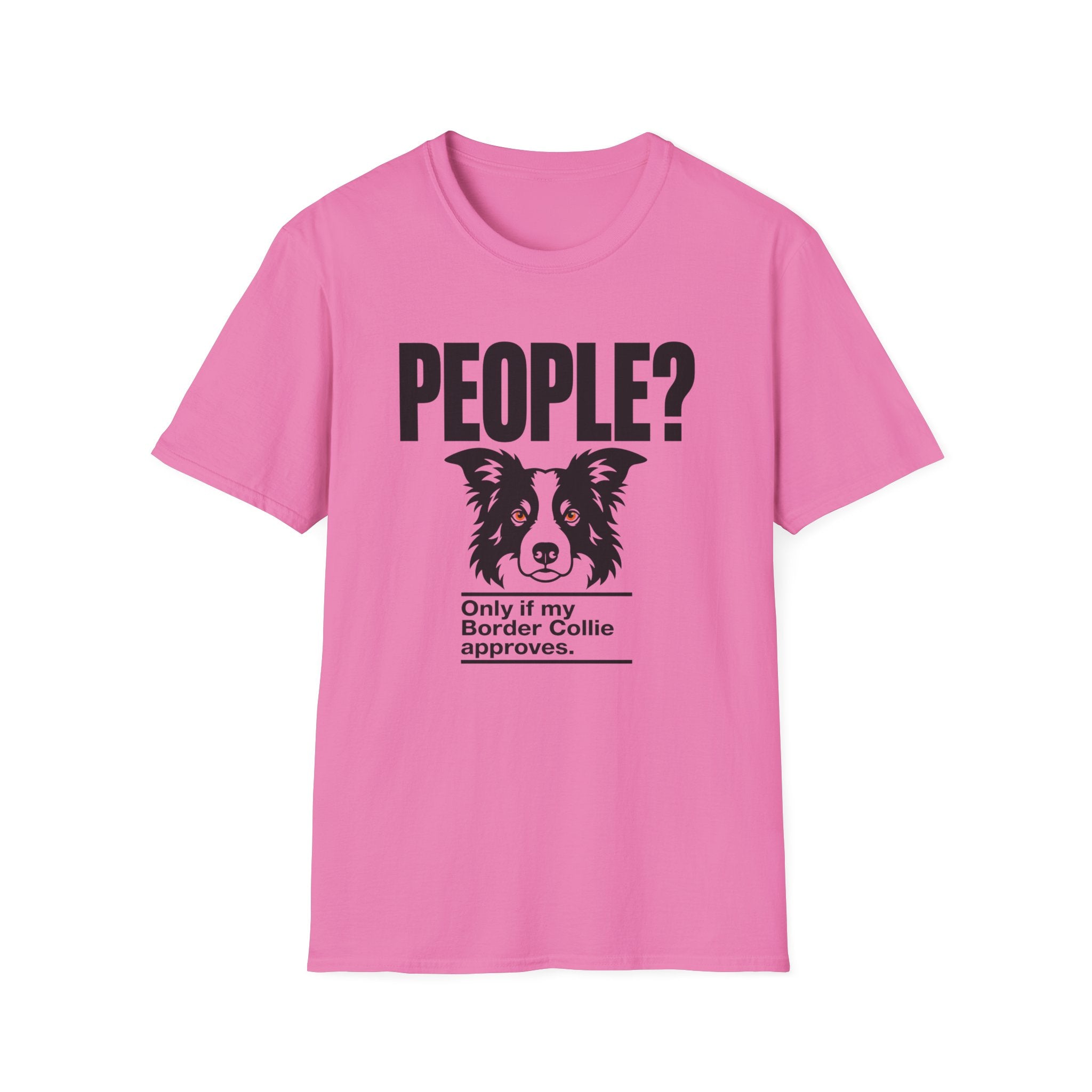"People?" Border Collie T-shirt