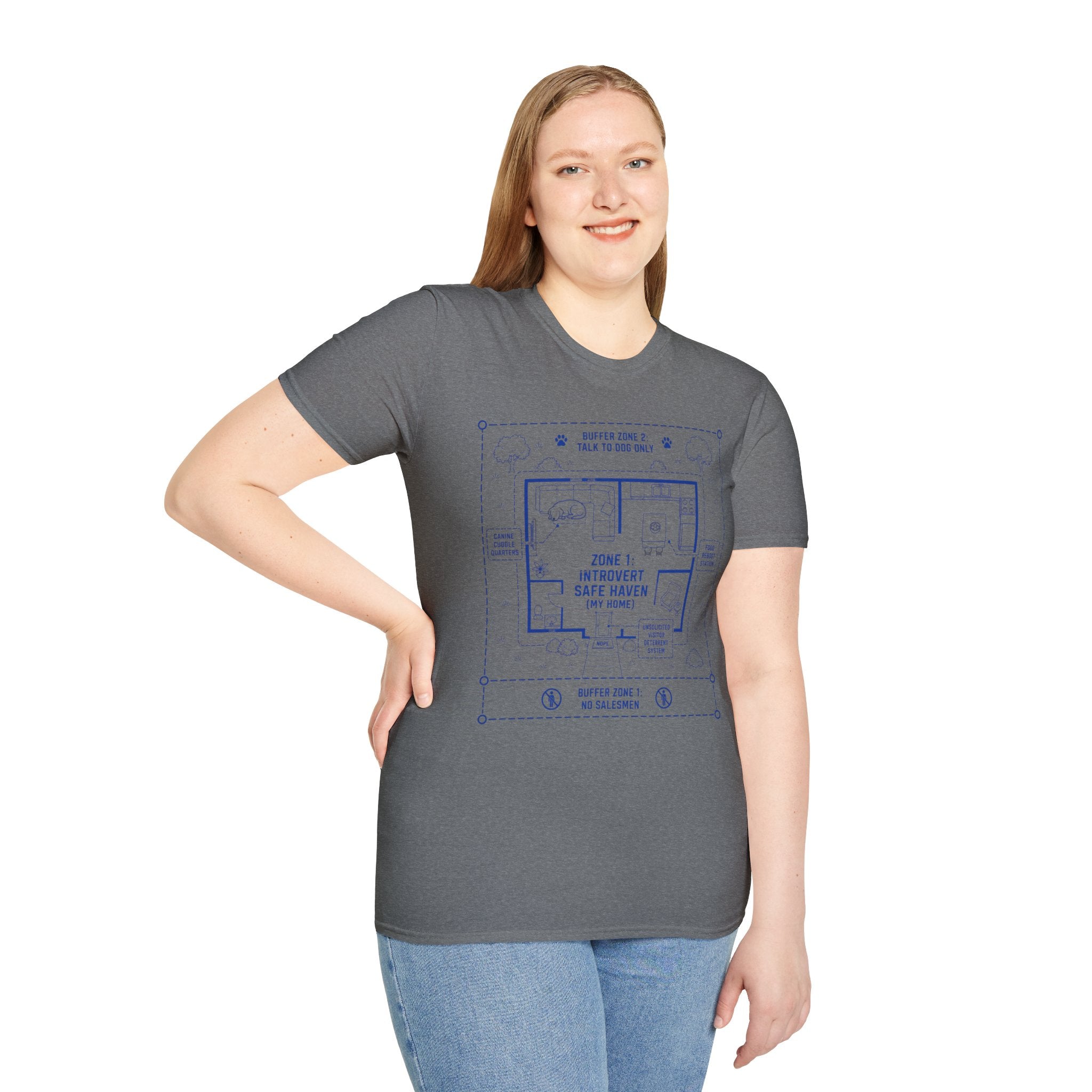 "Zone 1: Introvert Safe Haven" T-shirt