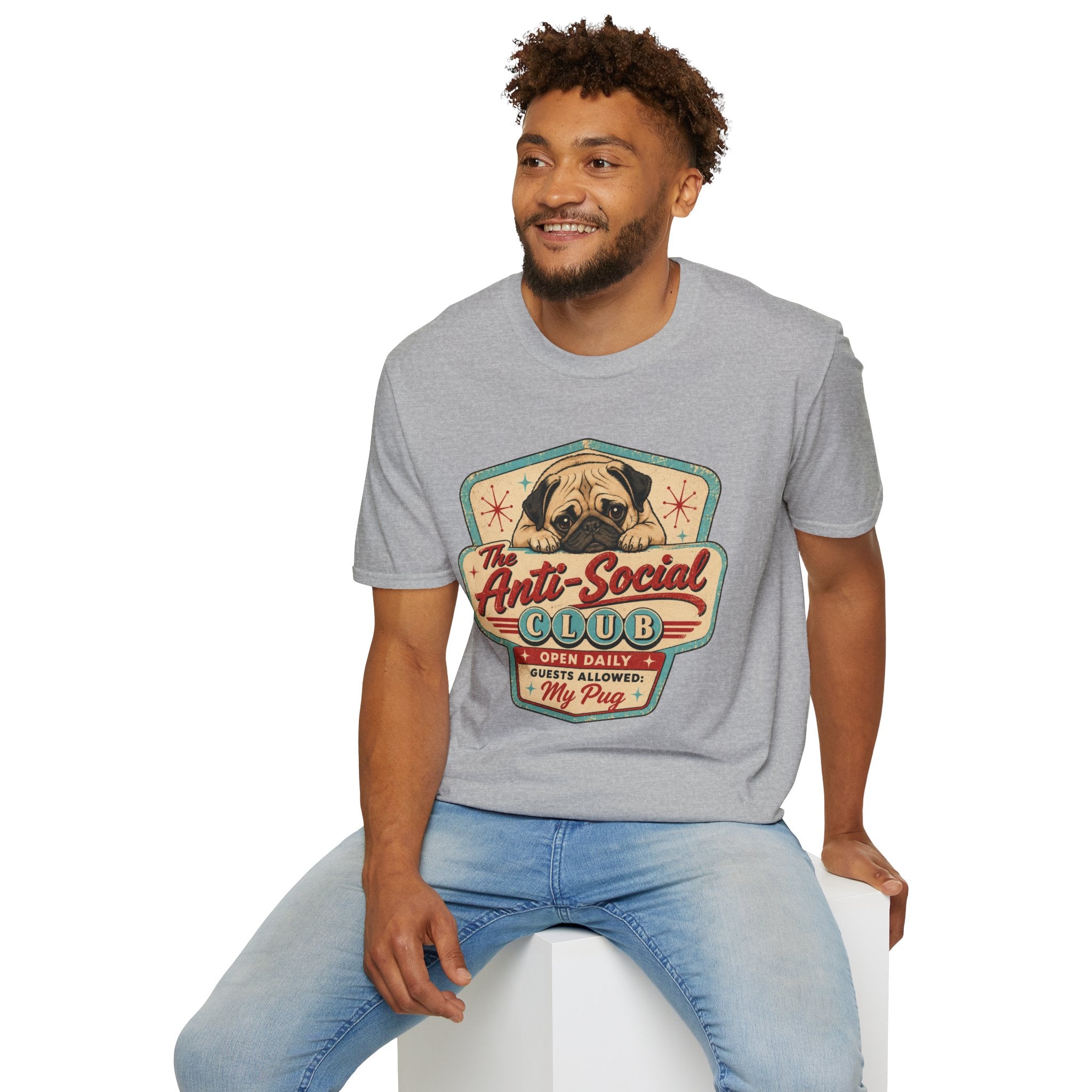 Anti-Social Club Pug T-Shirt