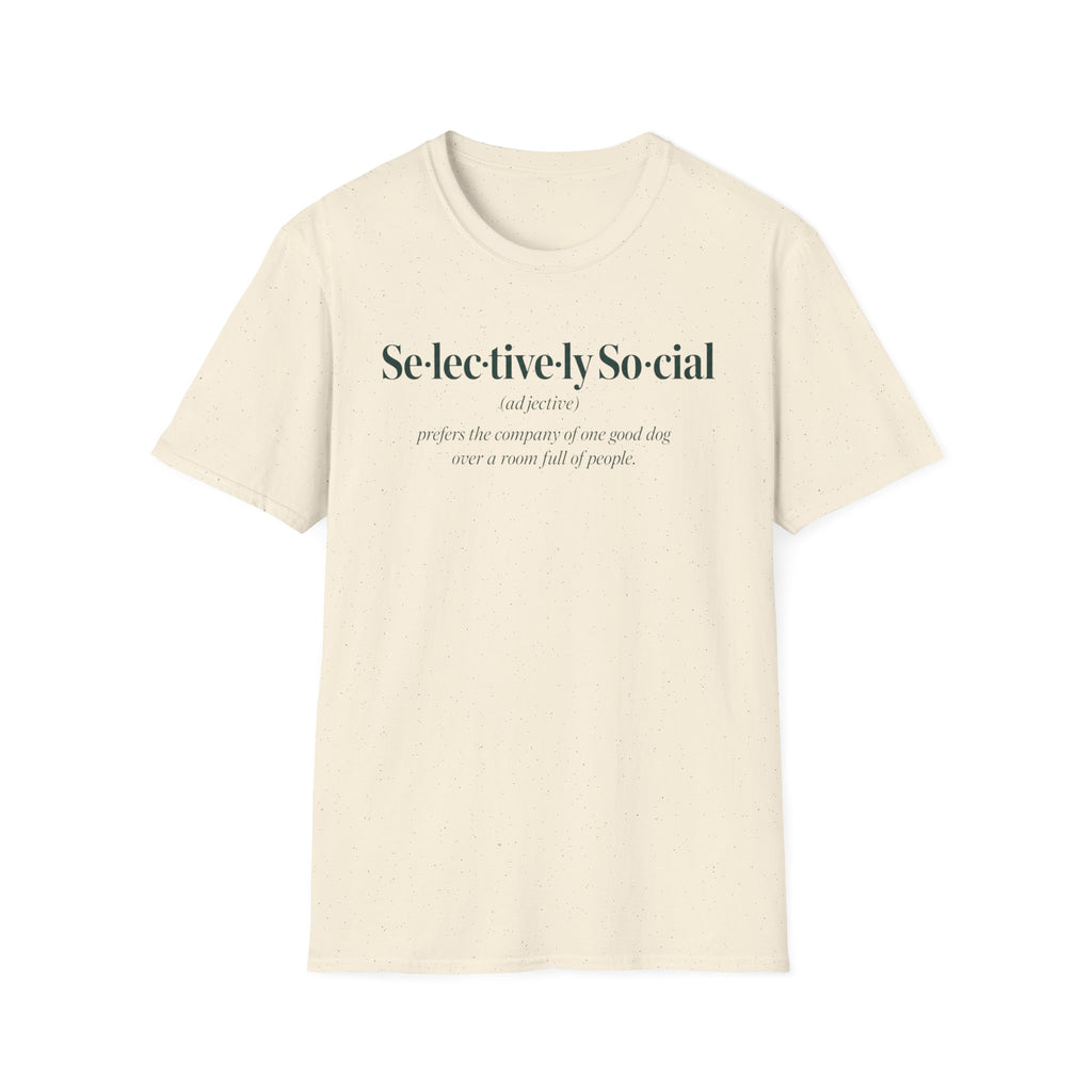 Selectively Social Battery T-Shirt