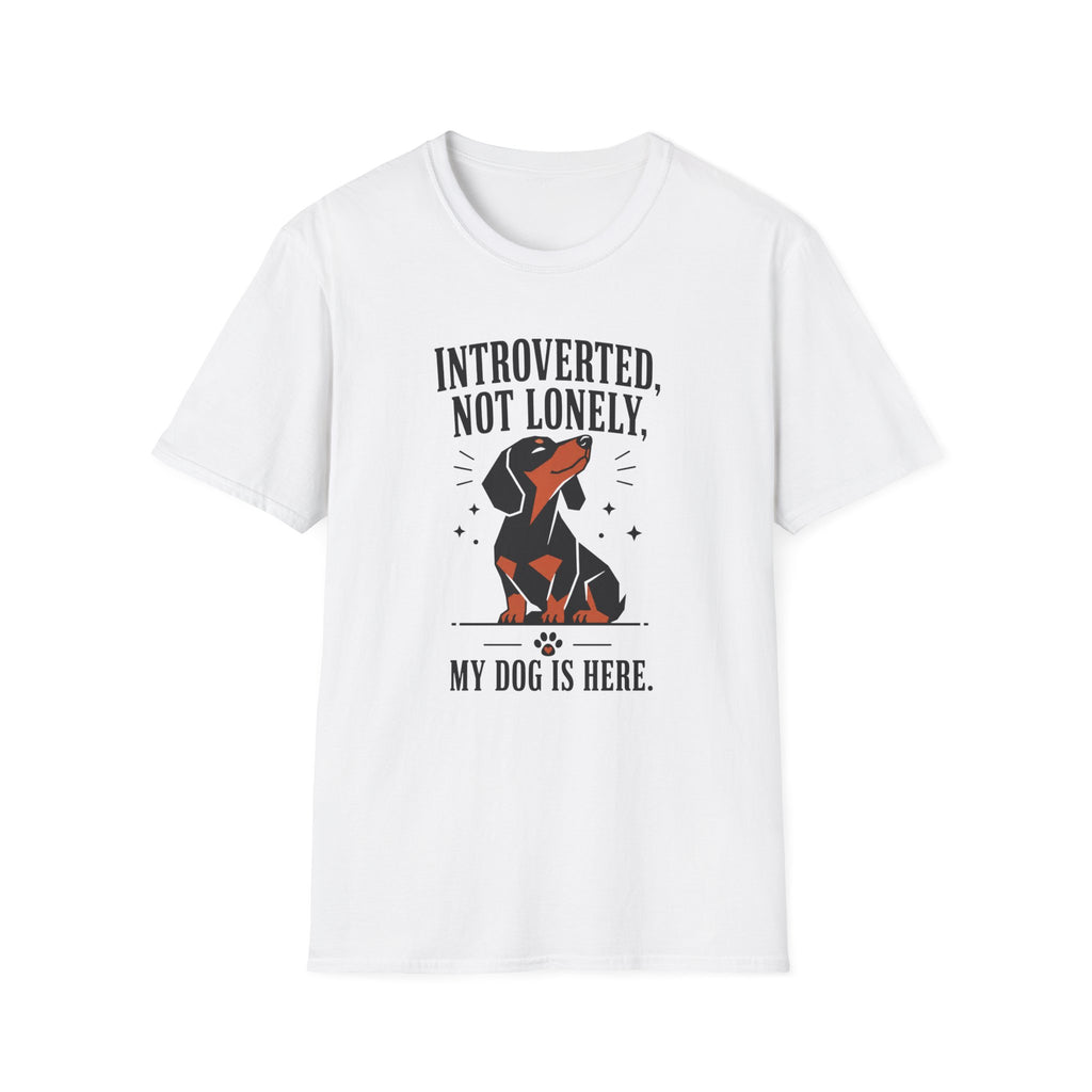 Introverted, Not Lonely Dachshund T-shirt