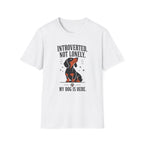 Introverted, Not Lonely Dachshund T-shirt