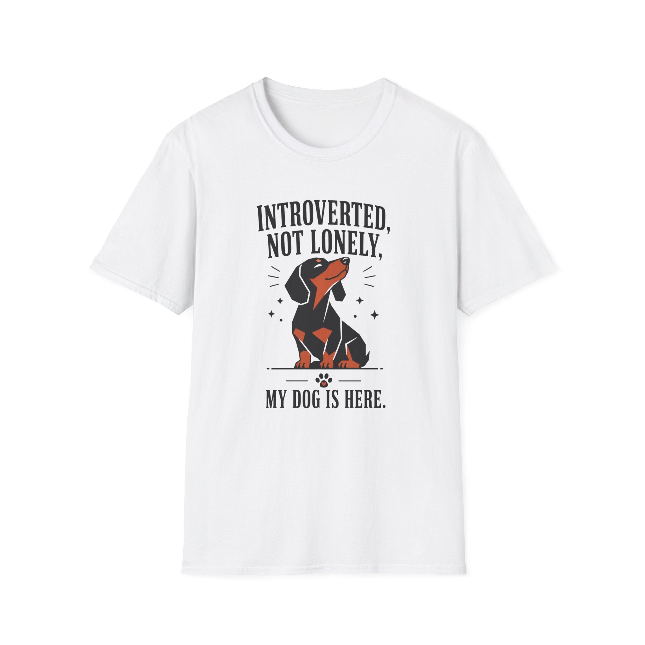 Introverted, Not Lonely Dachshund T-shirt