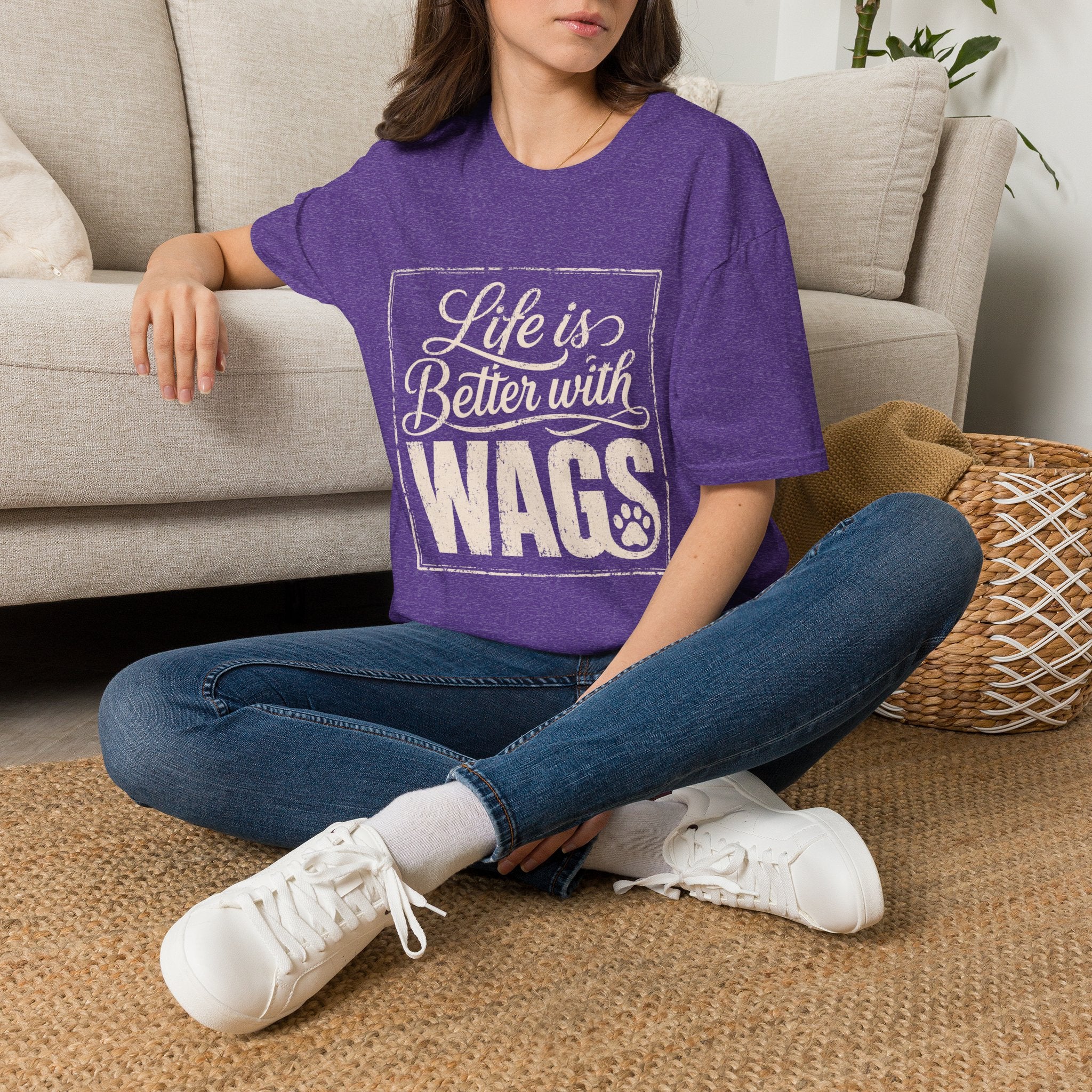 Better With Wags T-Shirt
