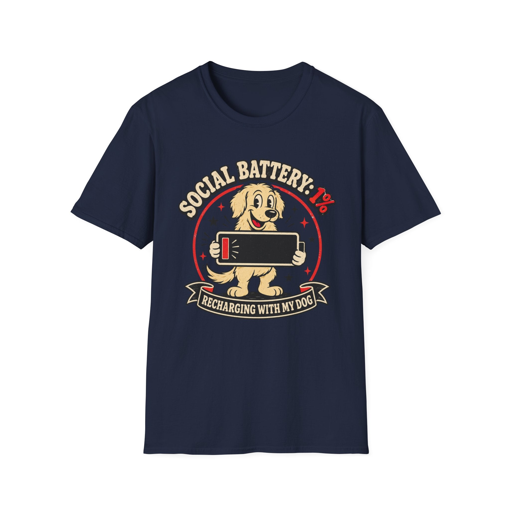Social Battery 1% T-Shirt