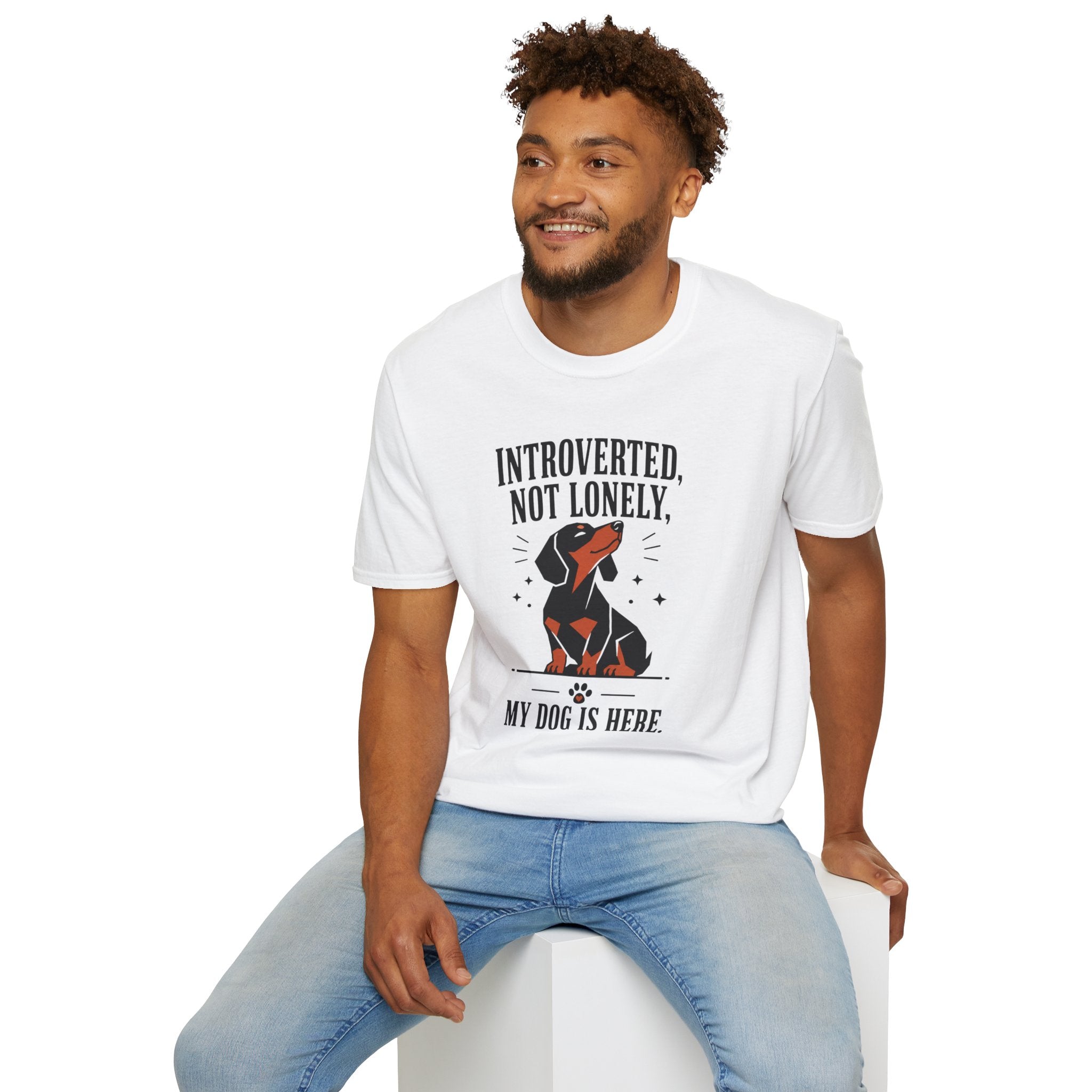 Introverted, Not Lonely Dachshund T-shirt