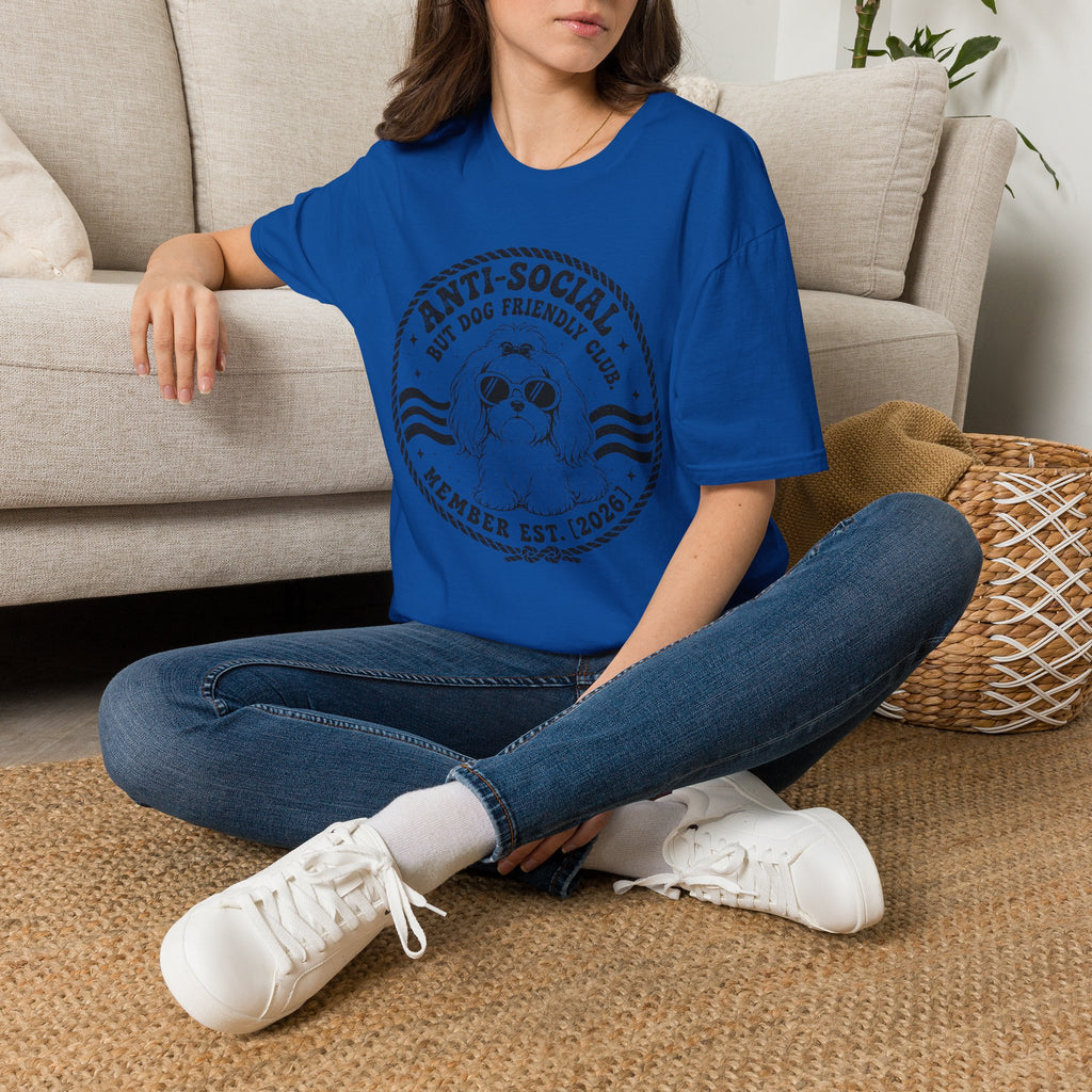 Anti-Social But Dog Friendly T-Shirt