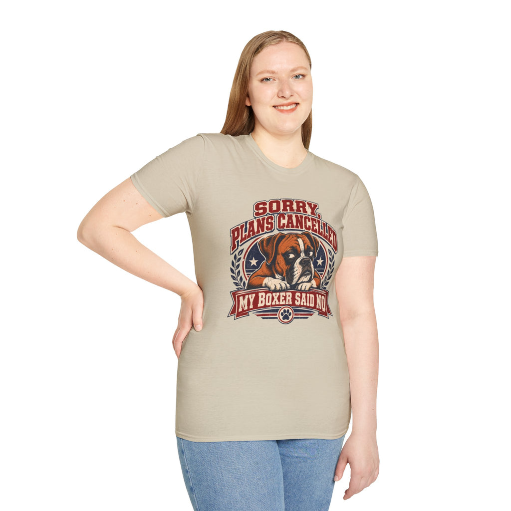 Plans Cancelled Boxer T-Shirt