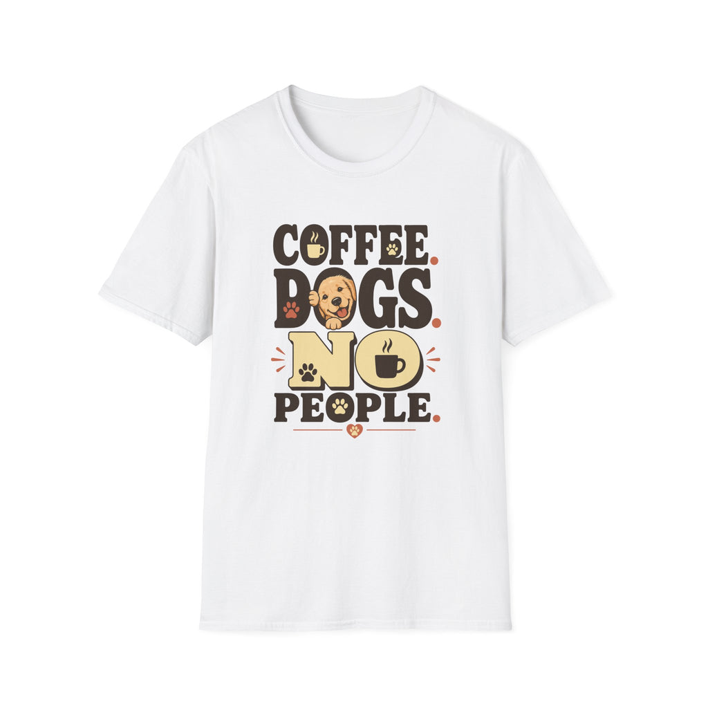 Coffee. Dogs. No People. T-Shirt