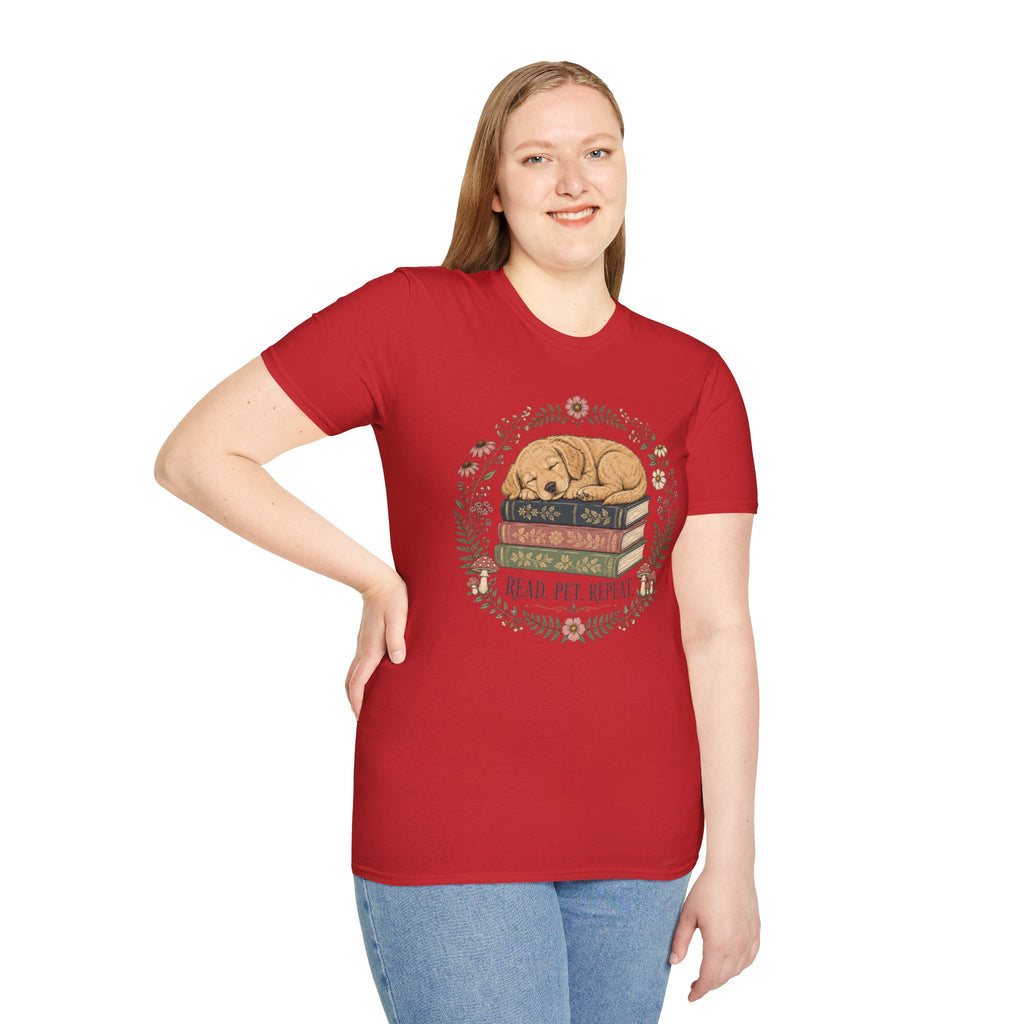 'Read. Pet. Repeat.' T-Shirt