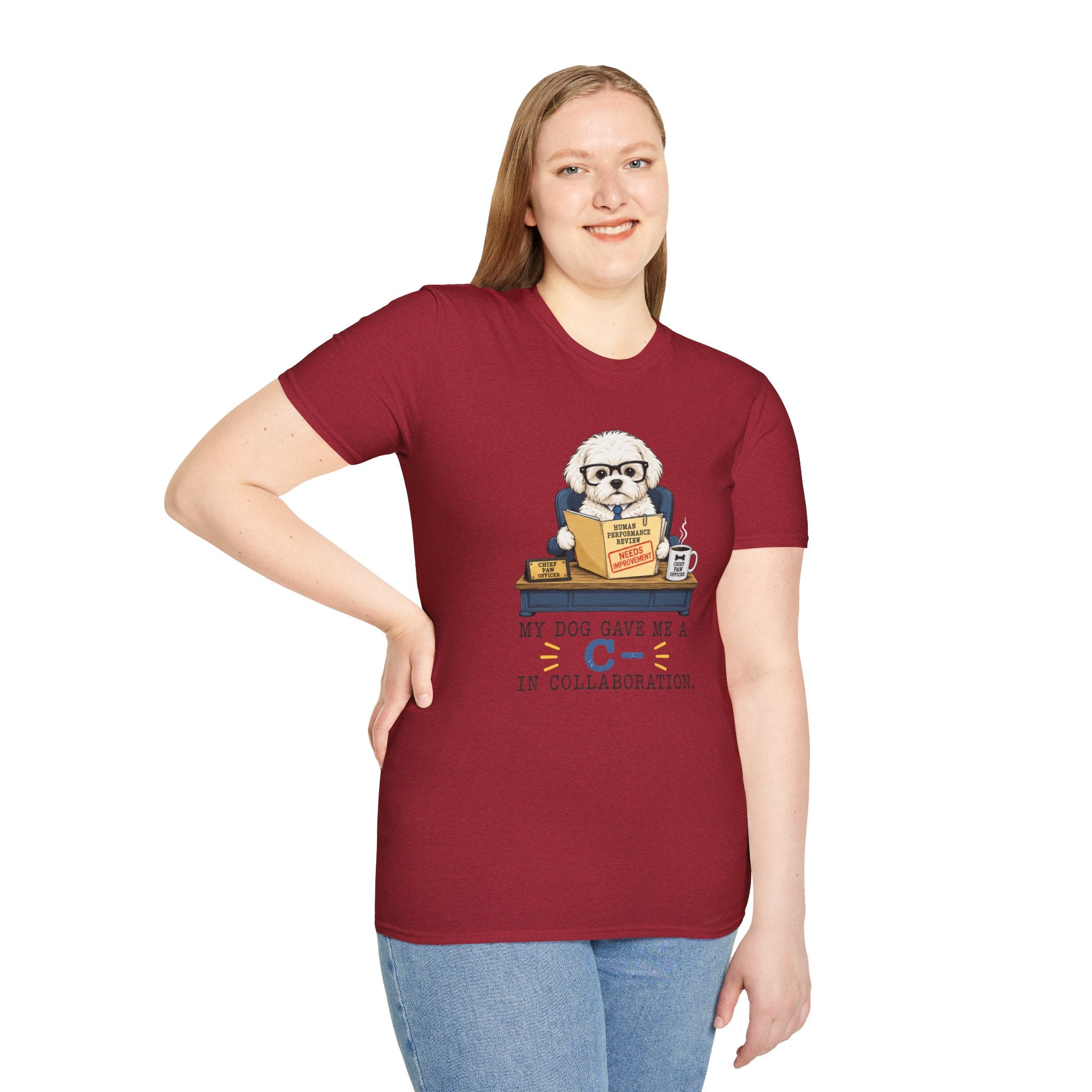 My Dog Gave Me a C in Collaboration” T-shirt