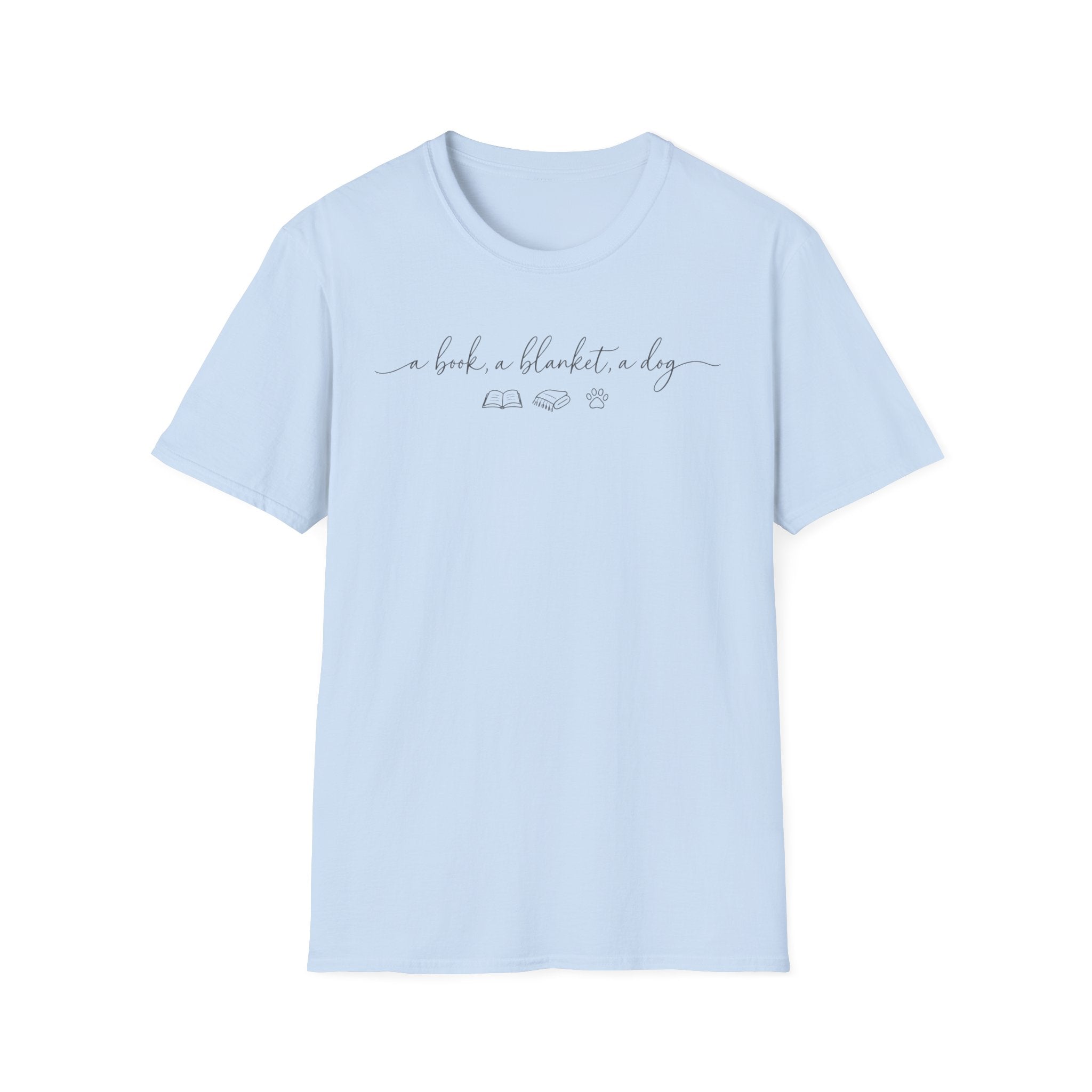 Book Blanket Dog T-Shirt