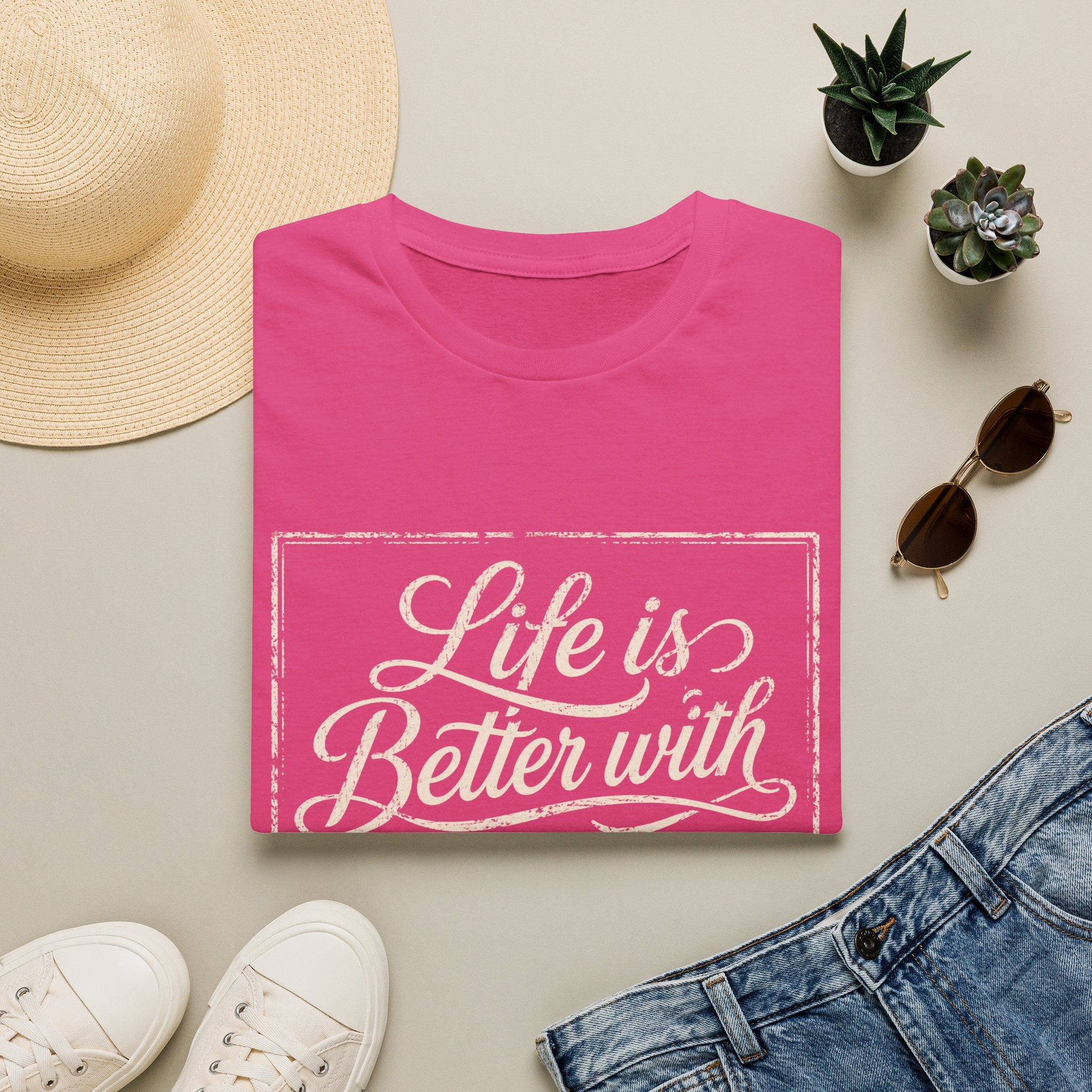 Better With Wags T-Shirt