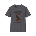 Introverted, Not Lonely Dachshund T-shirt