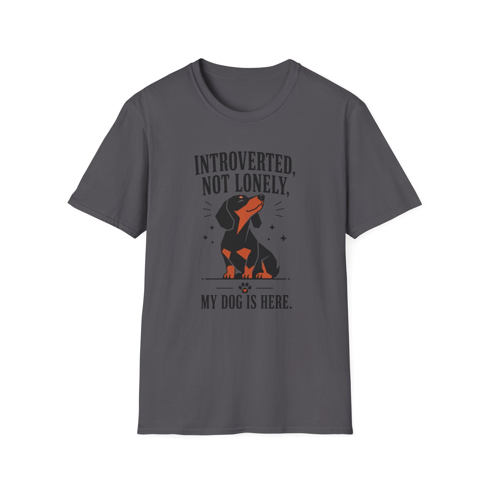 Introverted, Not Lonely Dachshund T-shirt