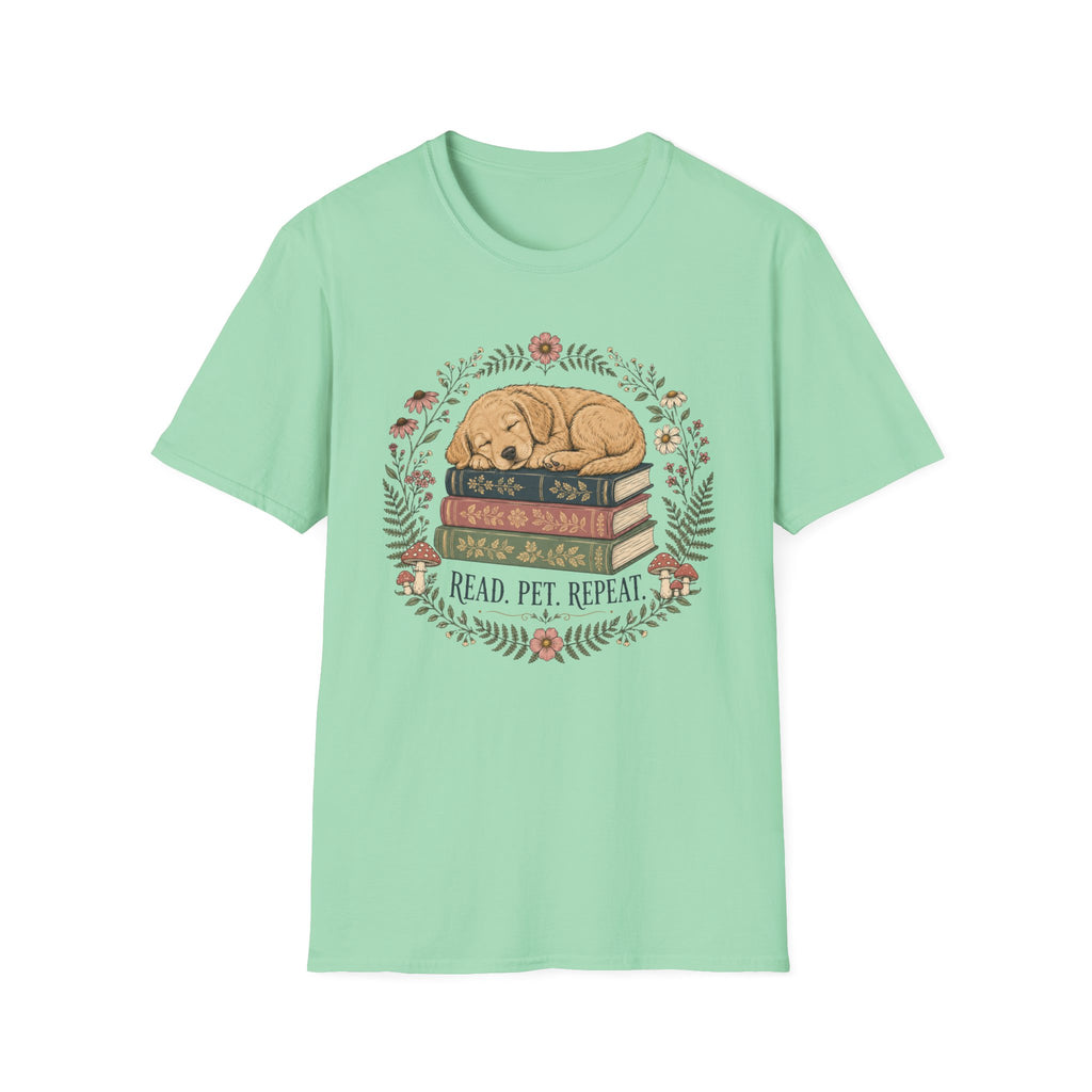 'Read. Pet. Repeat.' T-Shirt