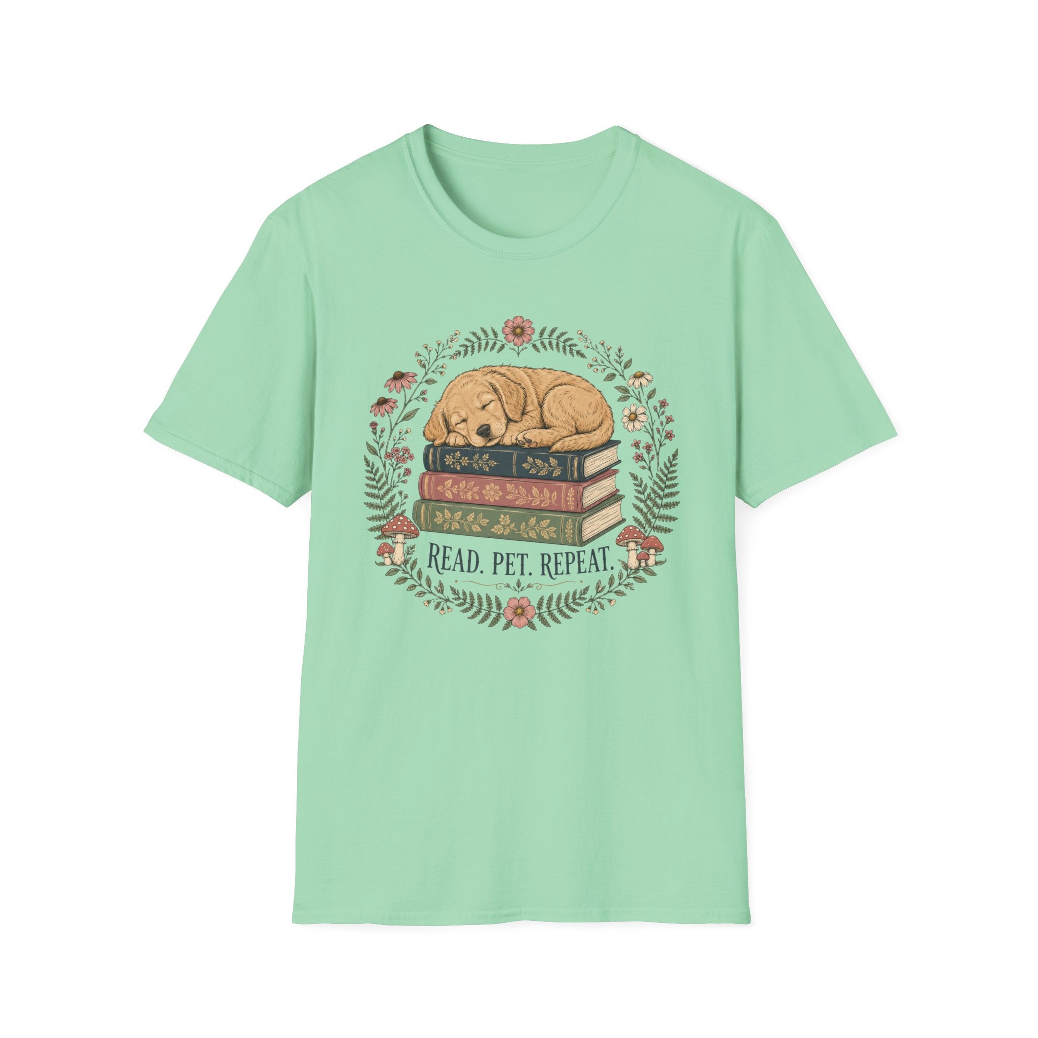 'Read. Pet. Repeat.' T-Shirt