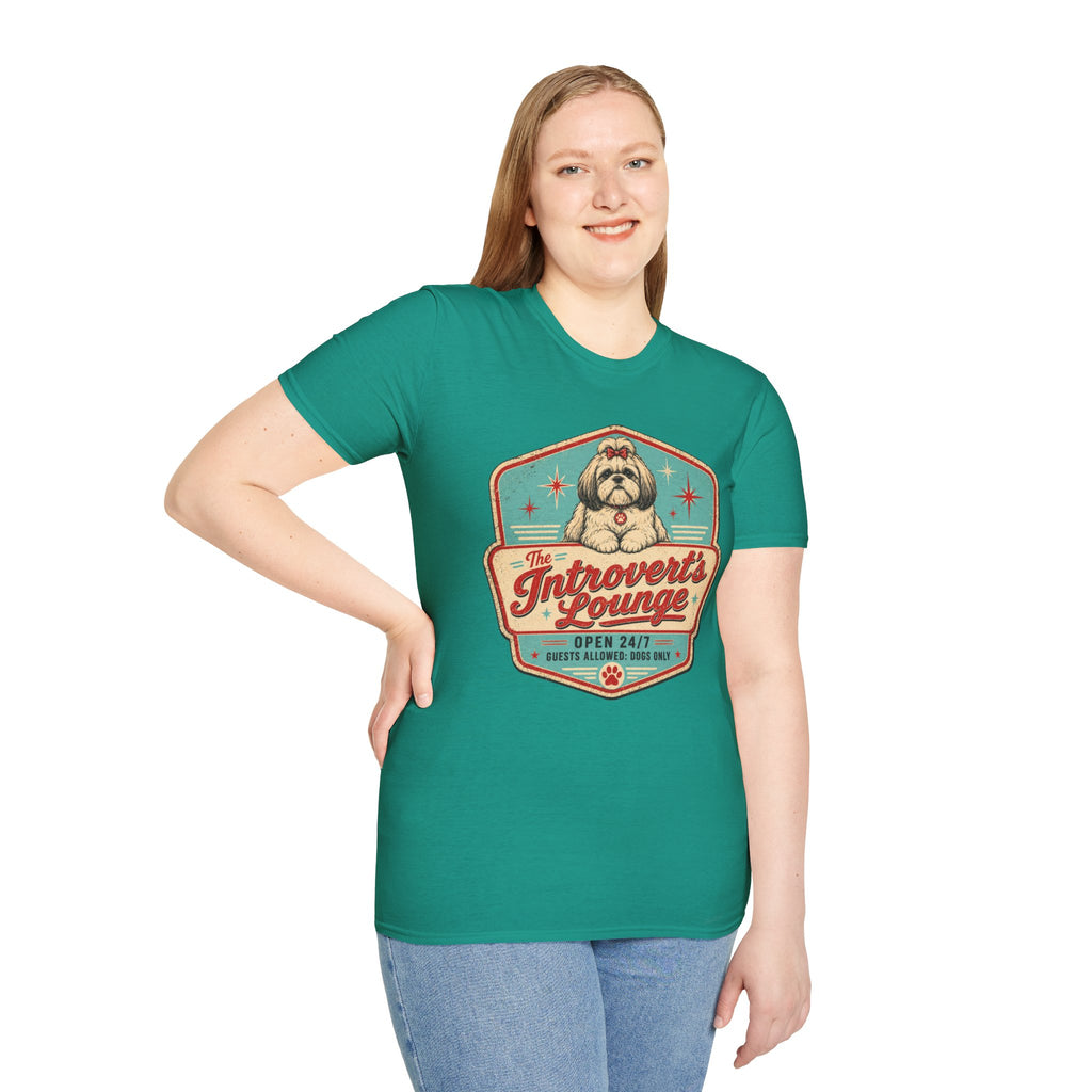 Introvert's Lounge Shih Tzu T-Shirt