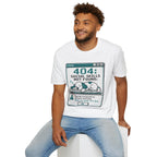 404: Social Skills Not Found T-shirt