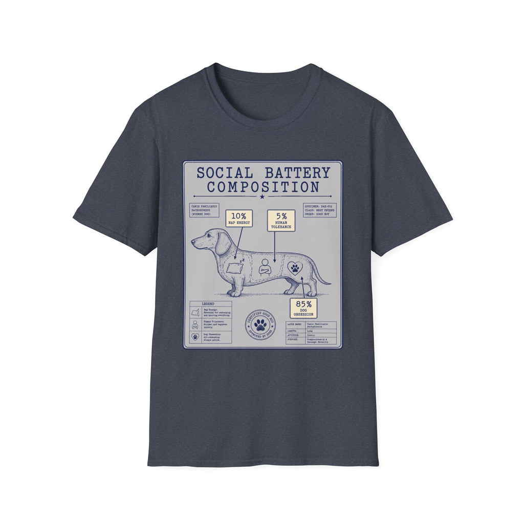 Social Battery Composition T-Shirt