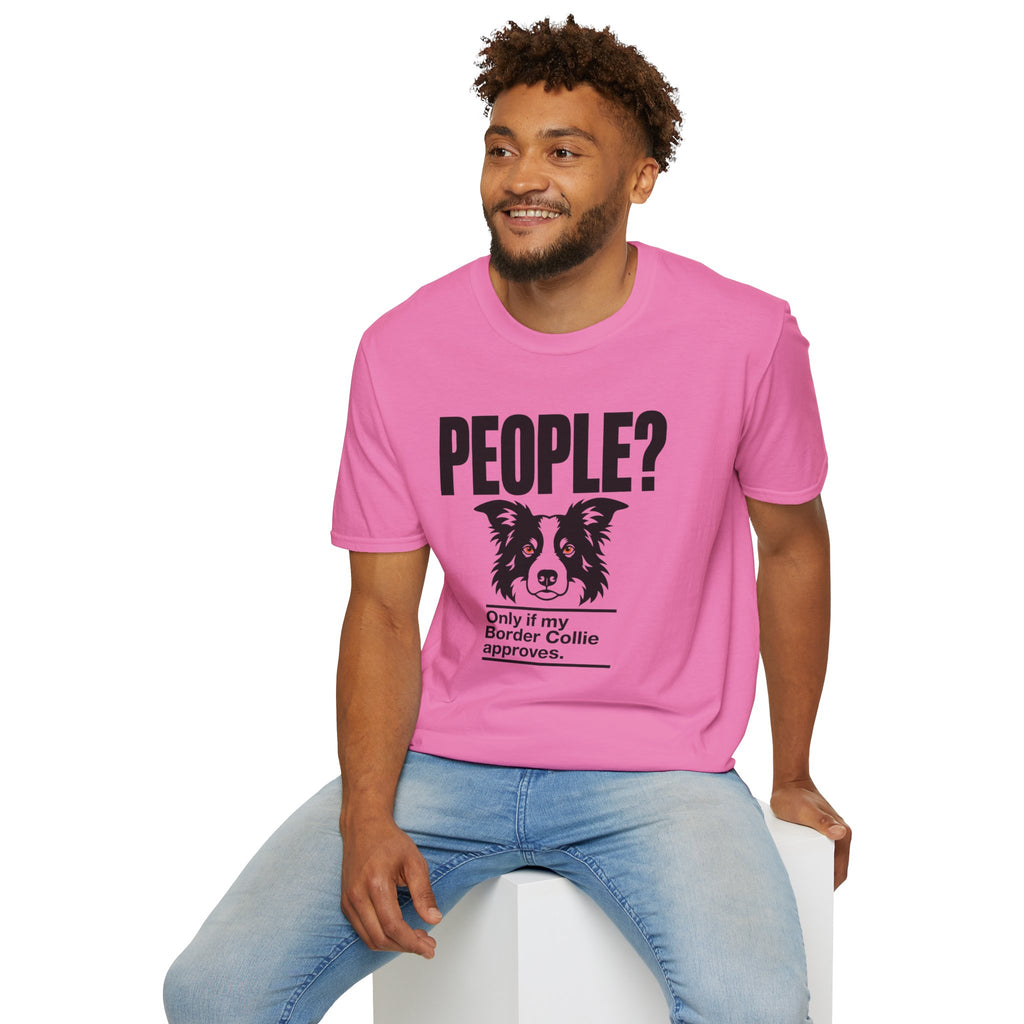 "People?" Border Collie T-shirt