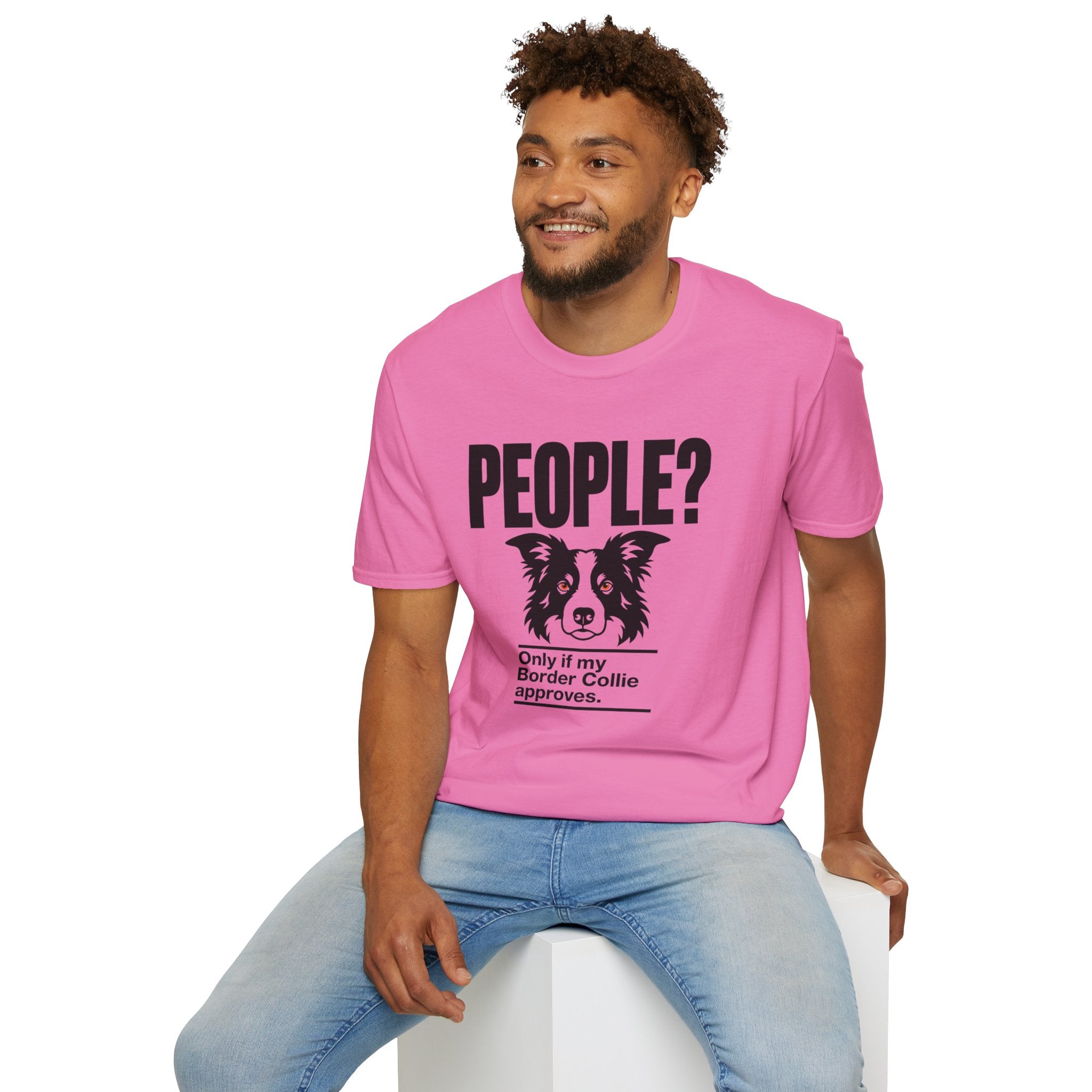 "People?" Border Collie T-shirt
