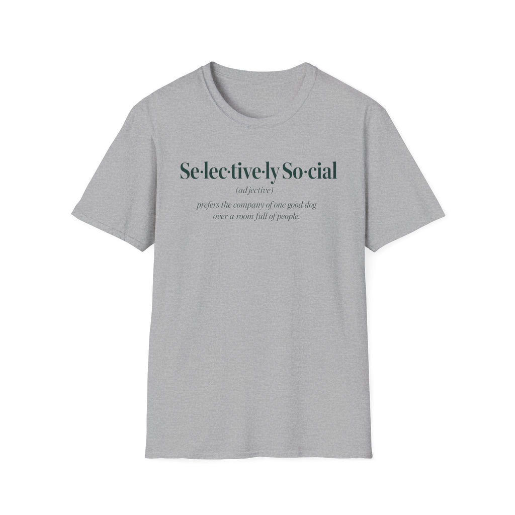 Selectively Social Battery T-Shirt