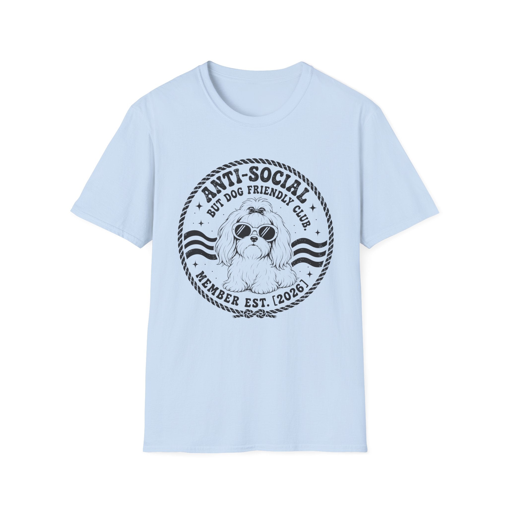 Anti-Social But Dog Friendly T-Shirt