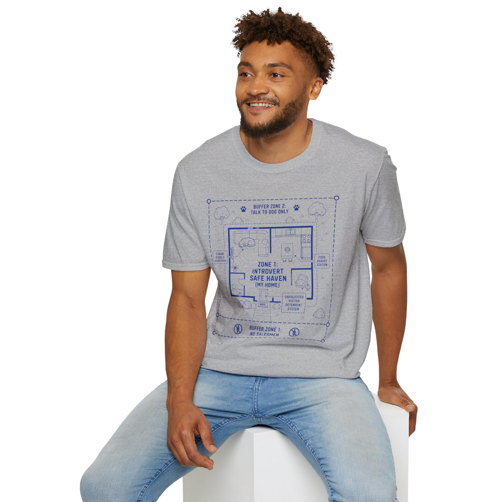 "Zone 1: Introvert Safe Haven" T-shirt