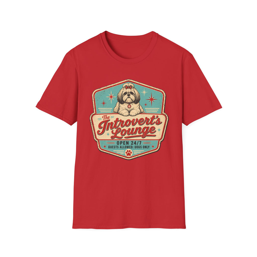 Introvert's Lounge Shih Tzu T-Shirt