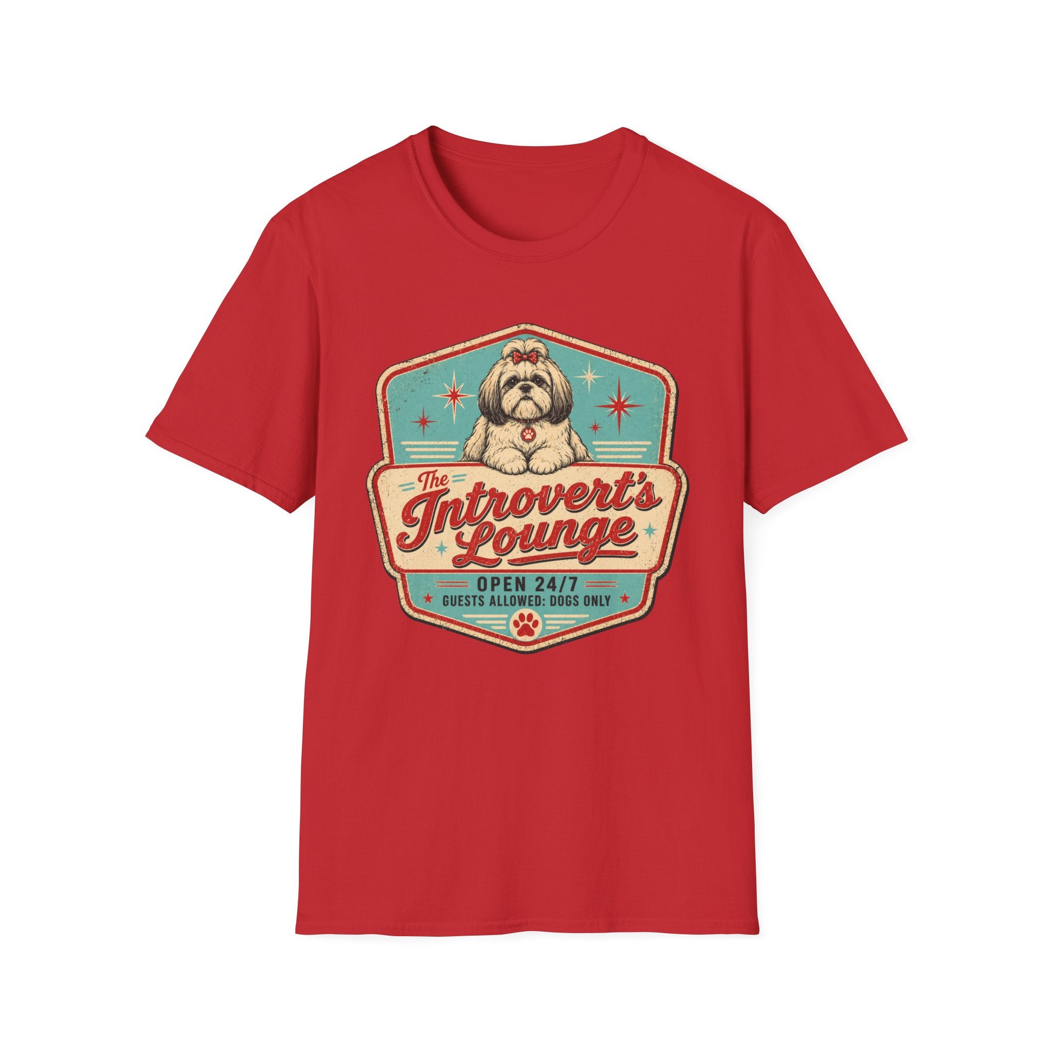 Introvert's Lounge Shih Tzu T-Shirt