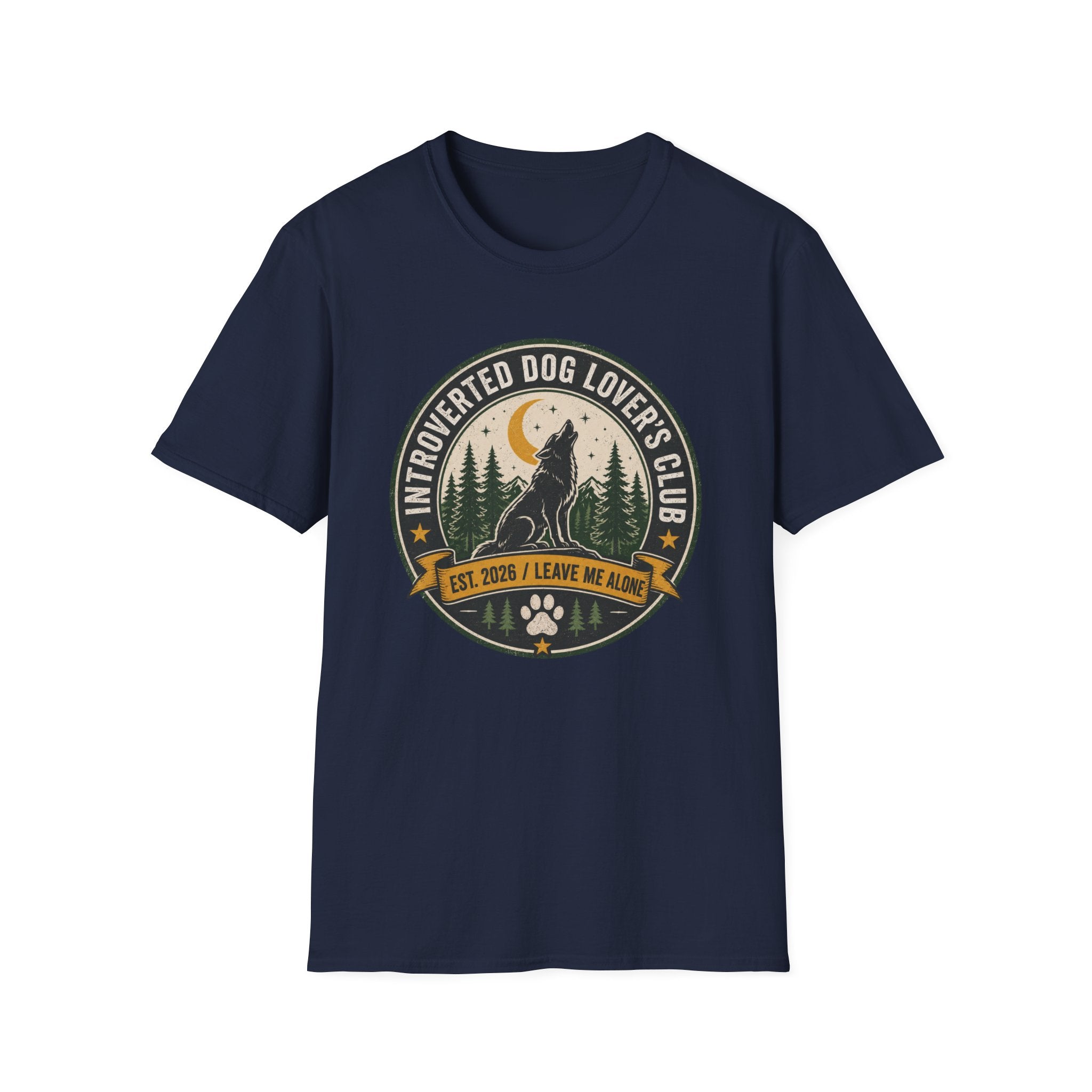 Introverted Dog Lover's Club T-Shirt