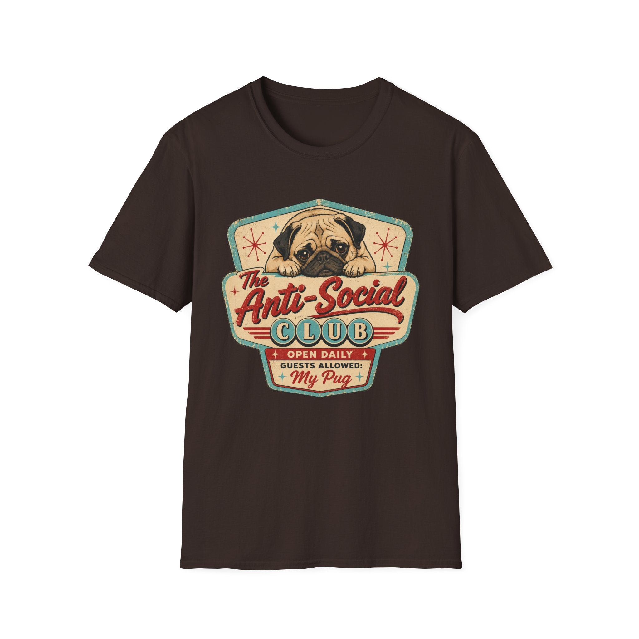 Anti-Social Club Pug T-Shirt