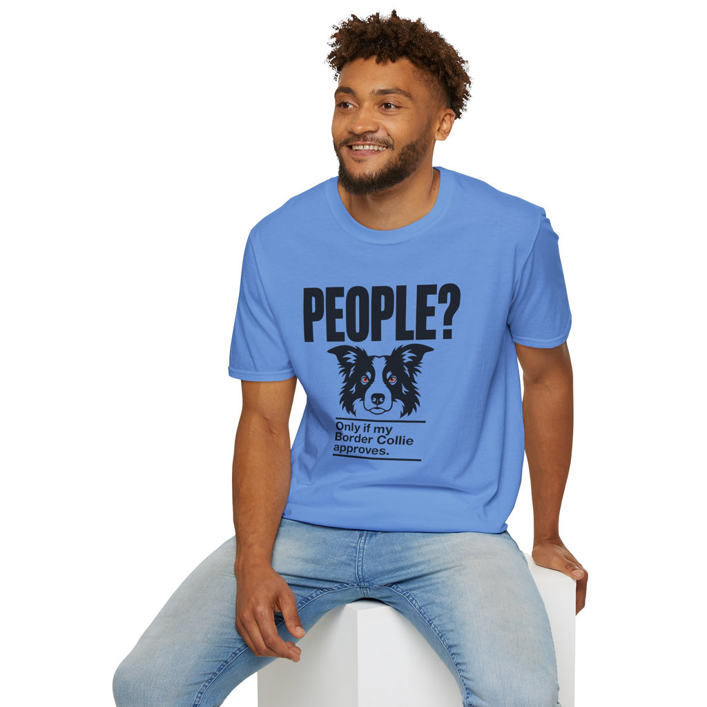 "People?" Border Collie T-shirt