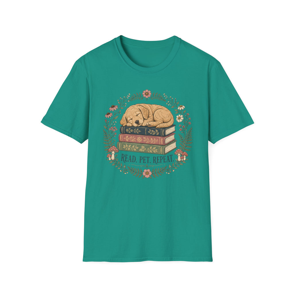 'Read. Pet. Repeat.' T-Shirt