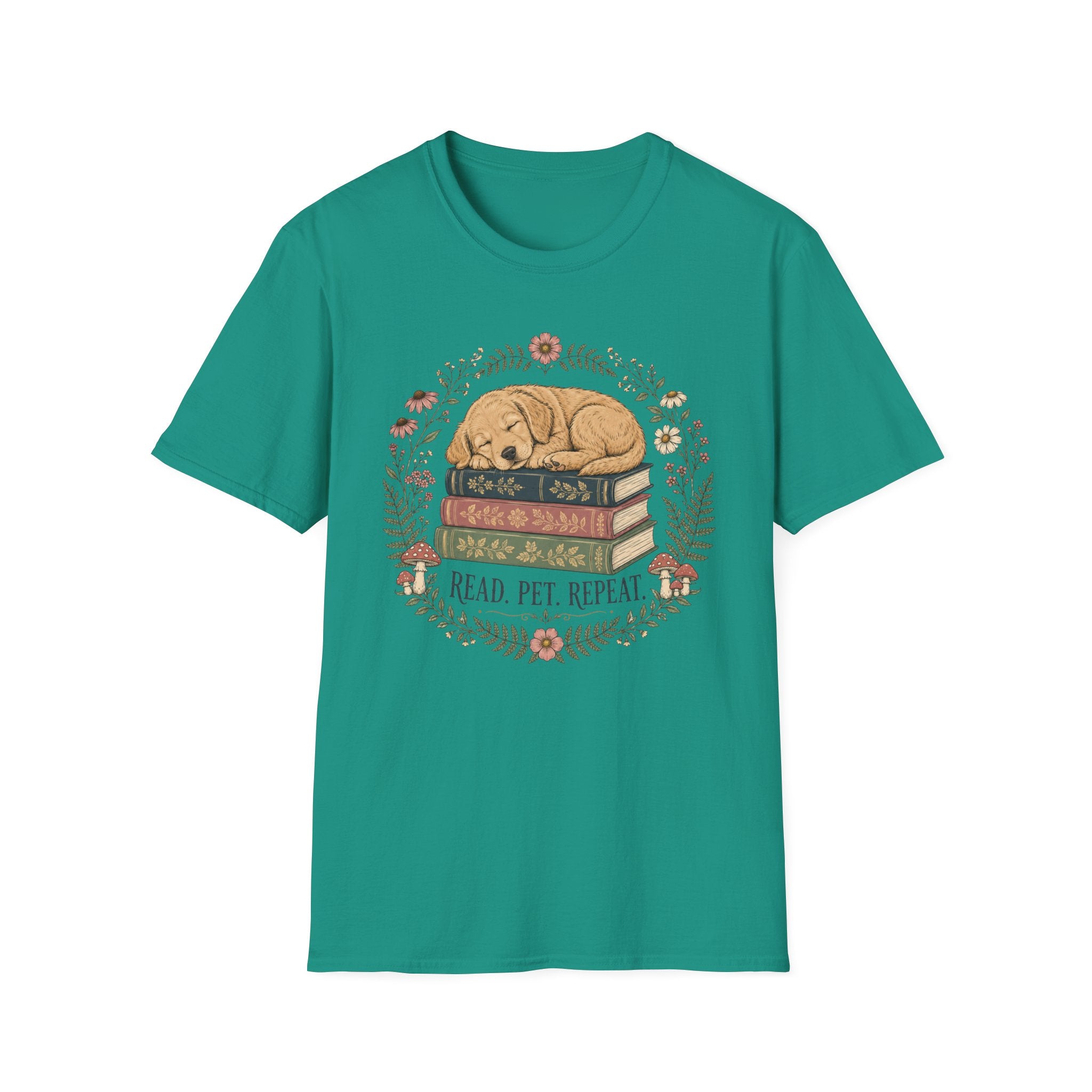 'Read. Pet. Repeat.' T-Shirt