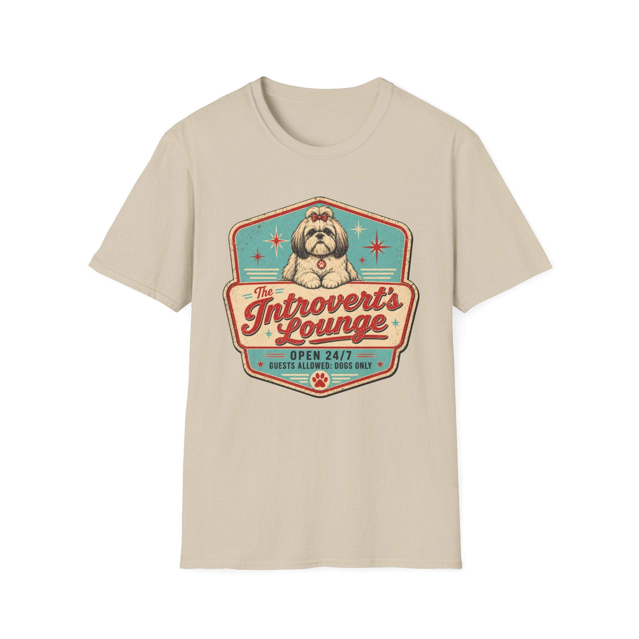 Introvert's Lounge Shih Tzu T-Shirt