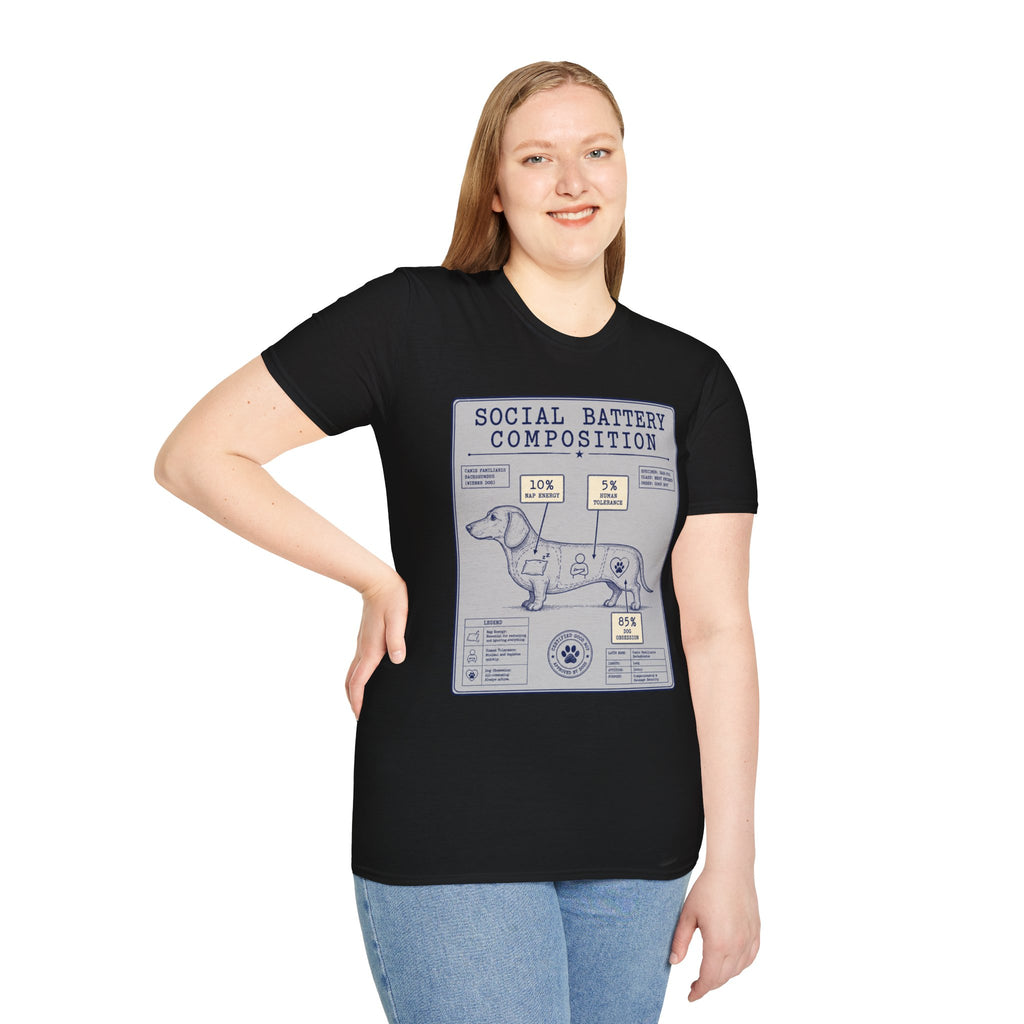 Social Battery Composition T-Shirt