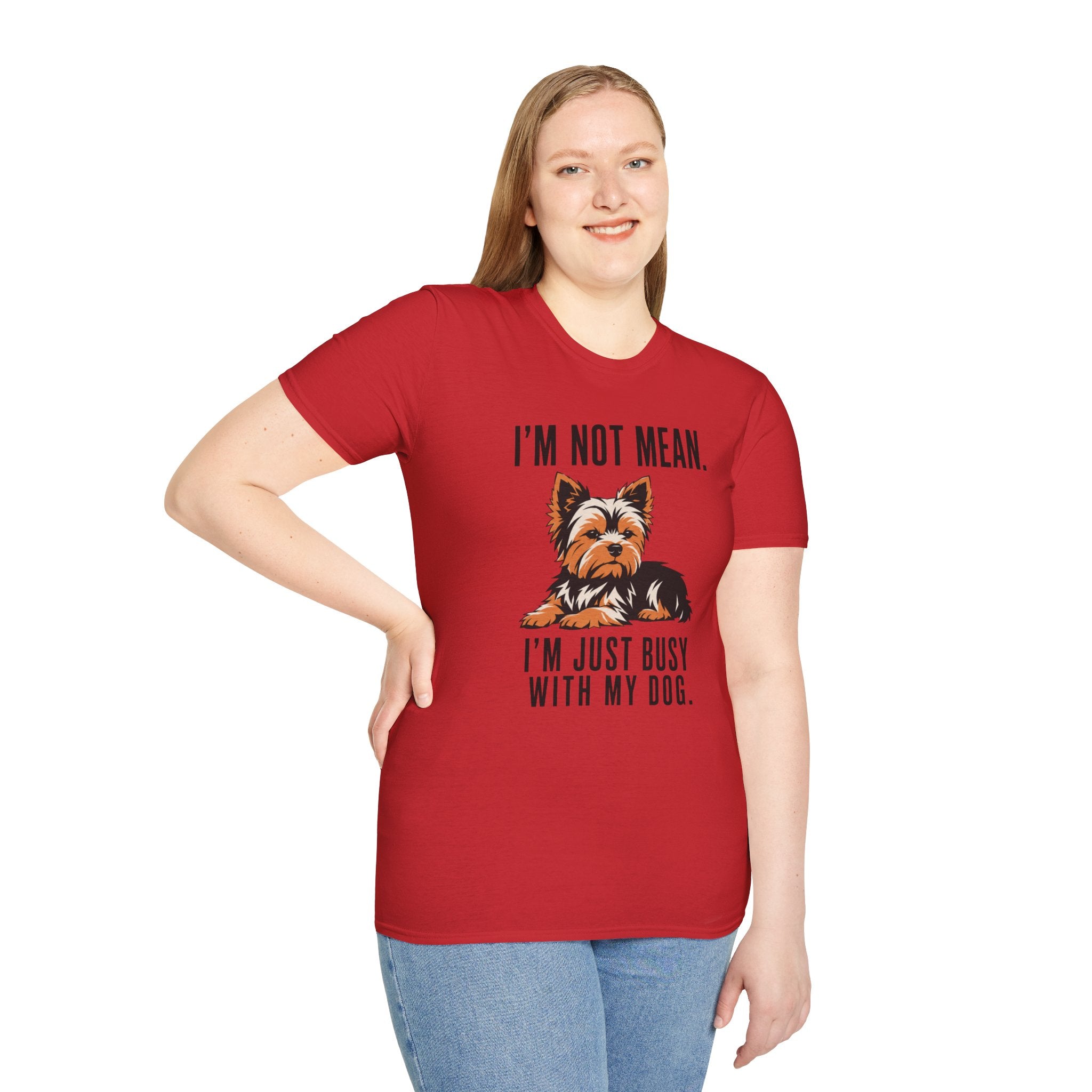 I’m Not Mean Yorkie T-Shirt