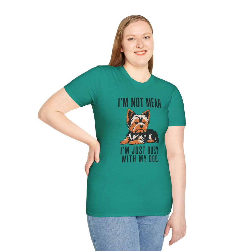 I’m Not Mean Yorkie T-Shirt