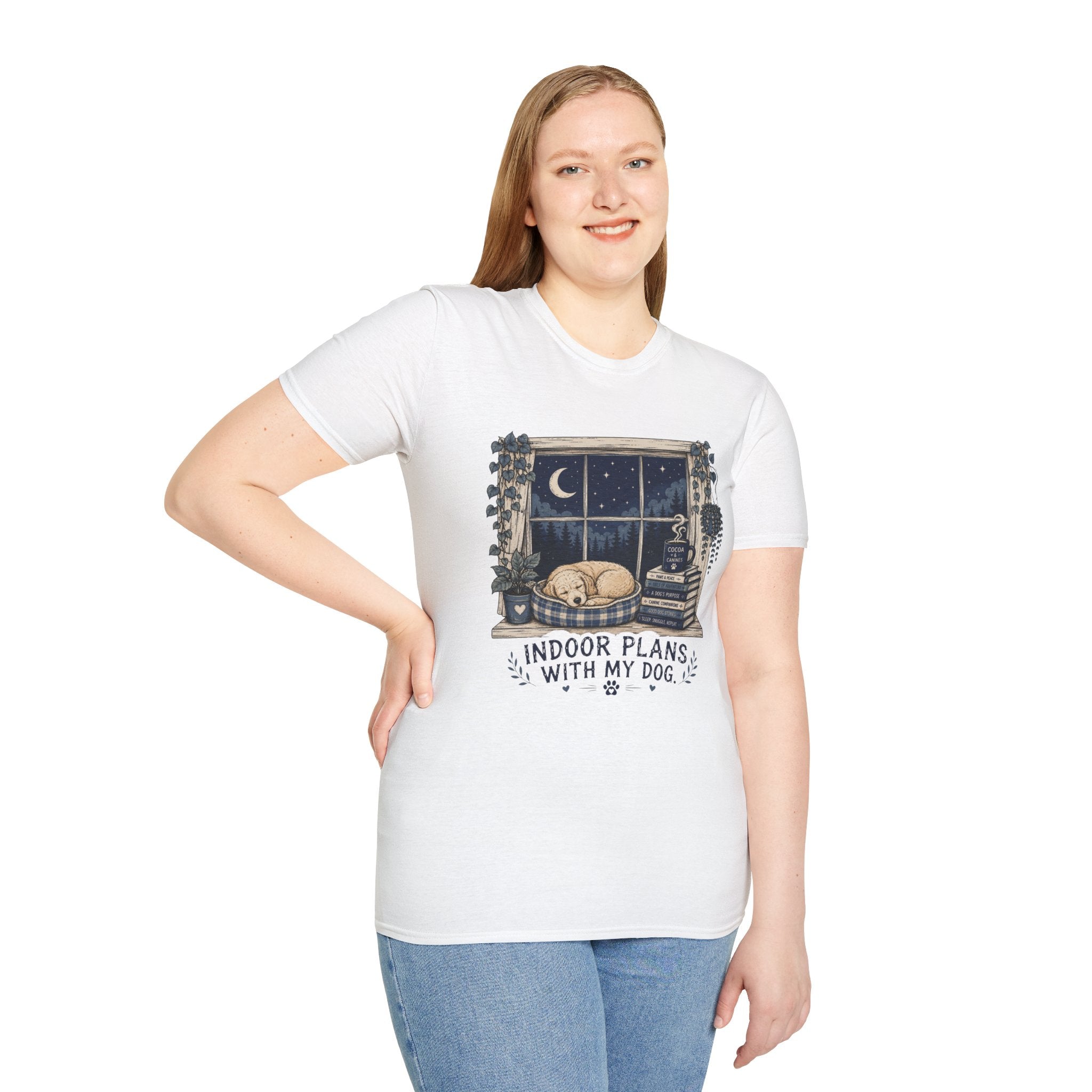 Indoor Plans With My Dog T-Shirt