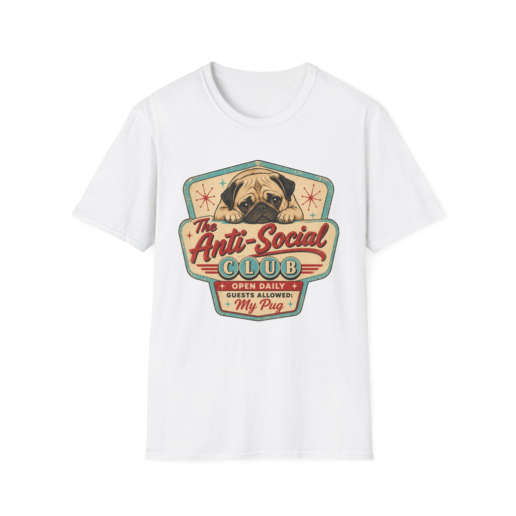 Anti-Social Club Pug T-Shirt